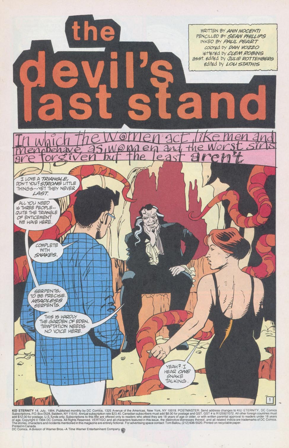 Read online Kid Eternity (1993) comic -  Issue #14 - 2