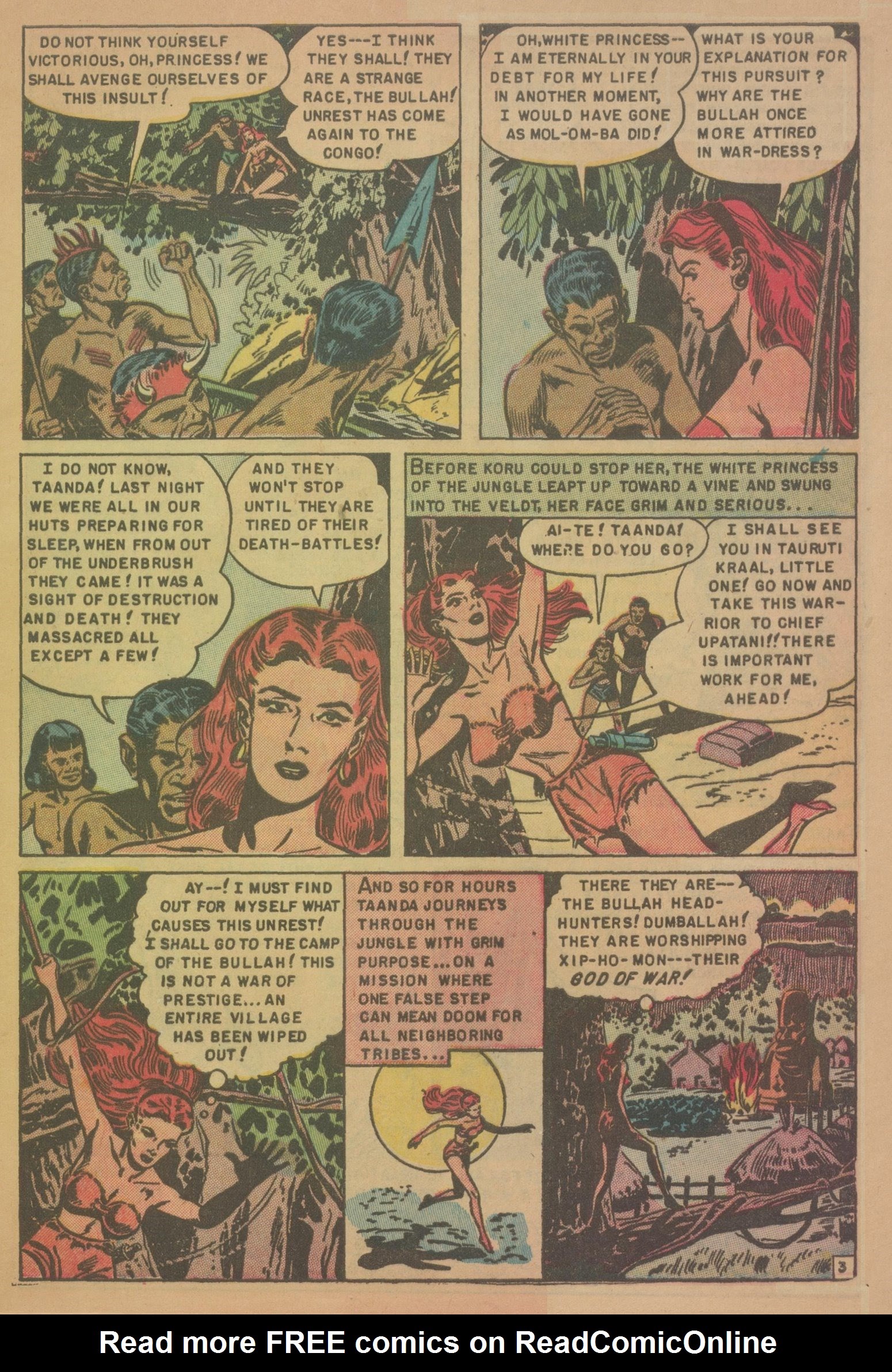 Read online Taanda White Princess of the Jungle comic -  Issue #4 - 5
