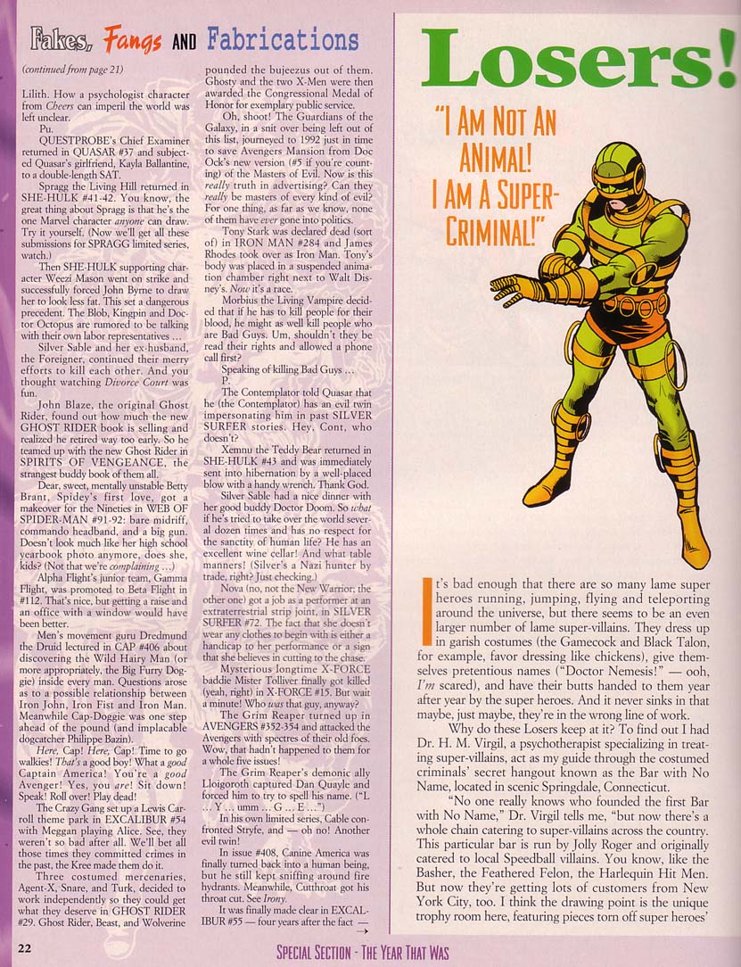 Read online Marvel: The Year-in-Review comic -  Issue #4 - 24