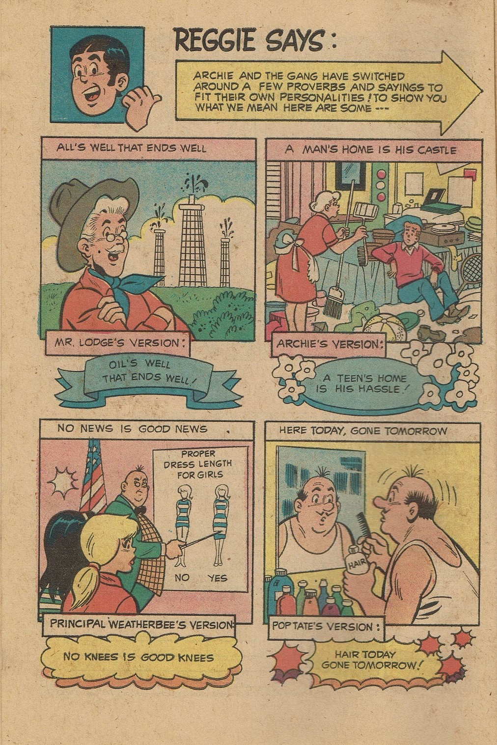 Read online Reggie's Wise Guy Jokes comic -  Issue #19 - 10
