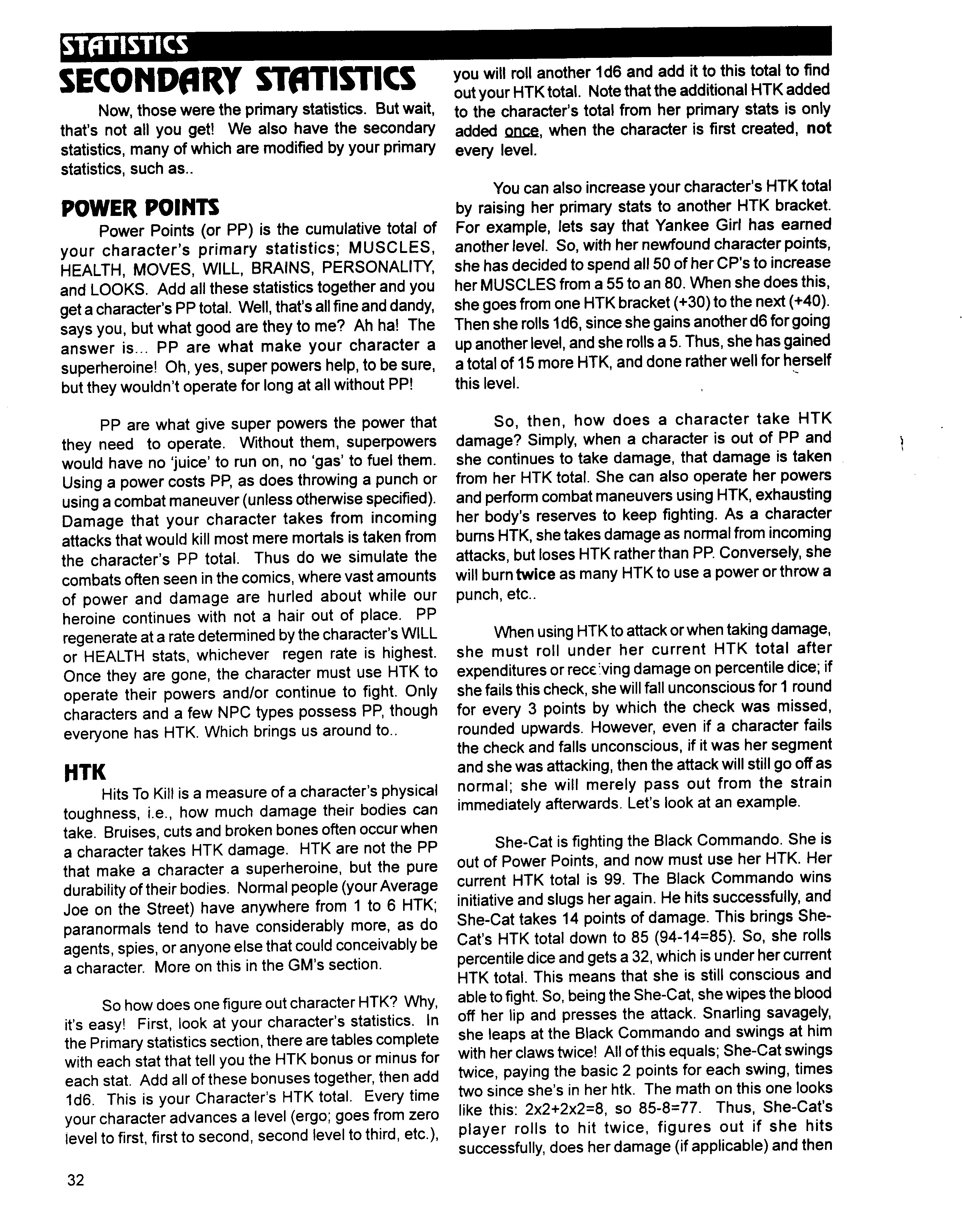 Read online Superbabes: The Femforce Role-Playing Game comic -  Issue # TPB - 34