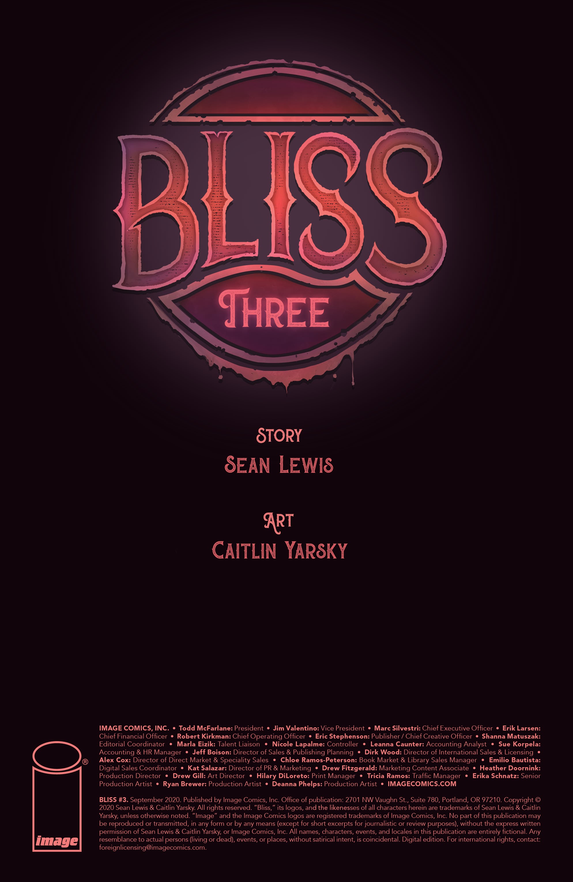 Read online Bliss comic -  Issue #3 - 2