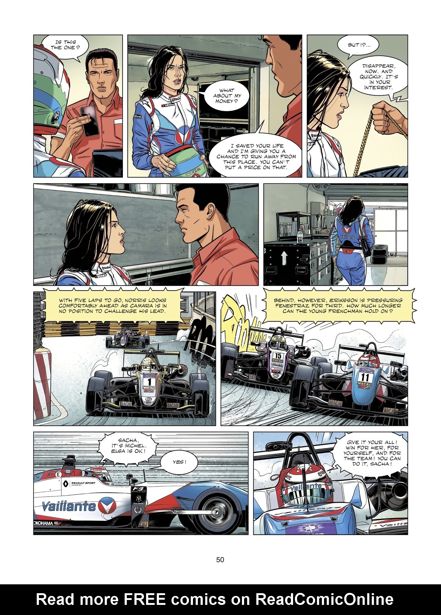 Read online Michel Vaillant comic -  Issue #7 - 50