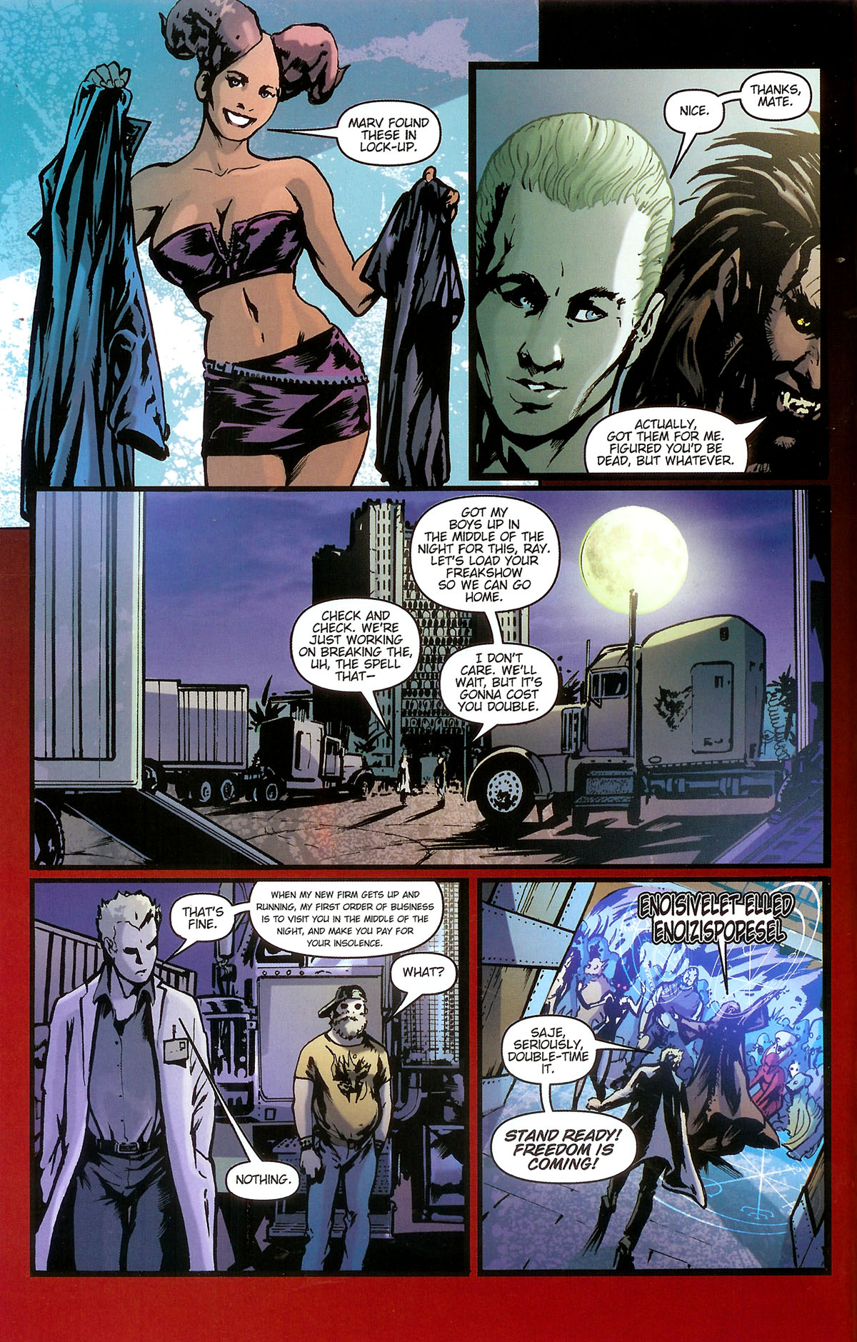 Read online Spike: Asylum comic -  Issue #5 - 10