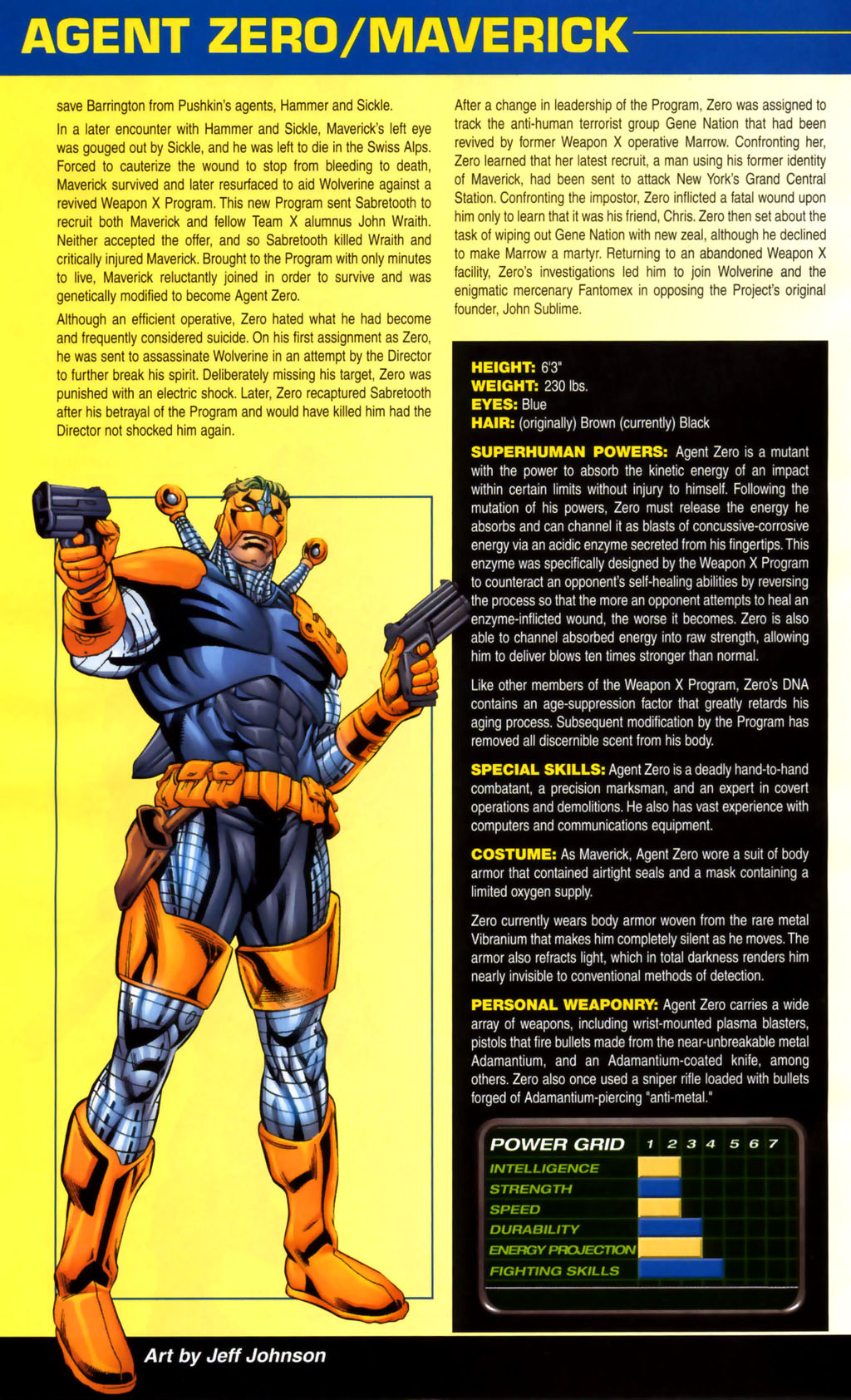 Read online Official Handbook of the Marvel Universe: Wolverine 2004 comic -  Issue # Full - 16