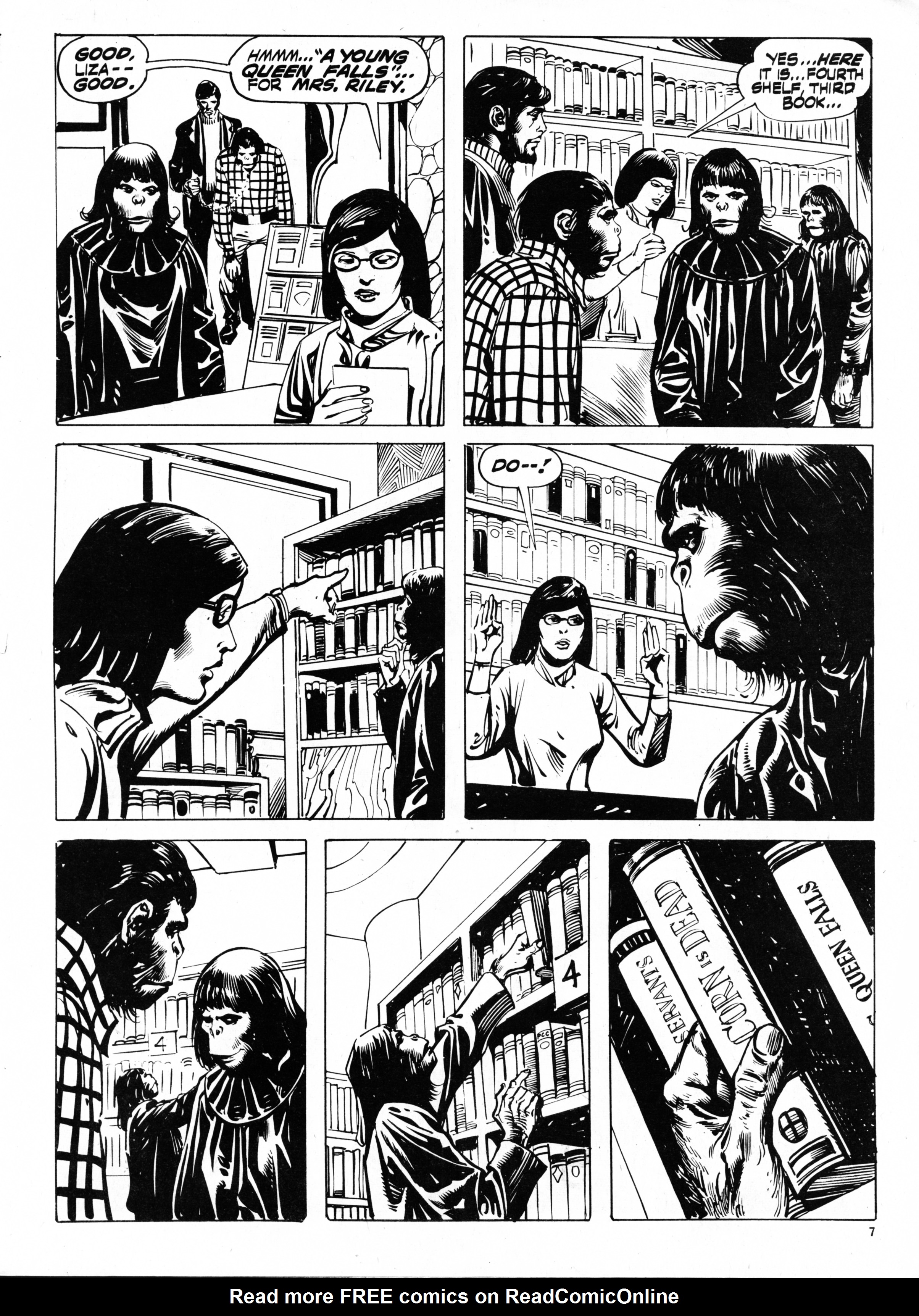 Read online Planet of the Apes (1974) comic -  Issue #64 - 7