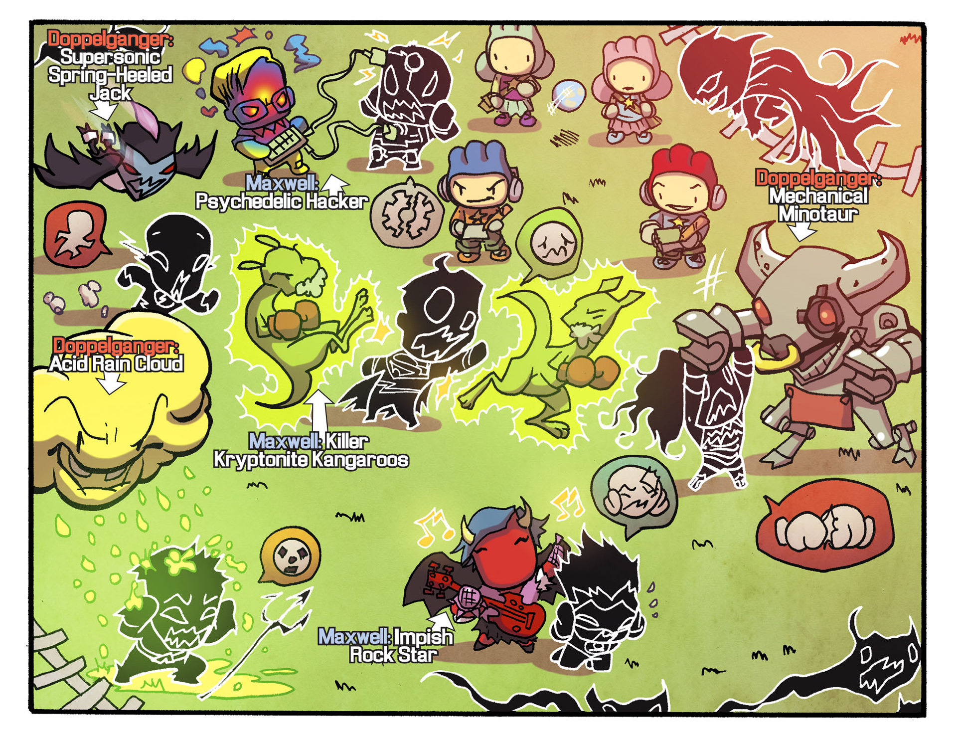 Read online Scribblenauts Unmasked: A Crisis of Imagination comic -  Issue #16 - 11