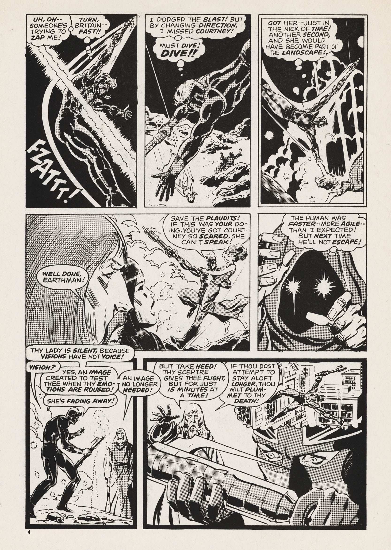 Read online Captain Britain (1976) comic -  Issue #36 - 4