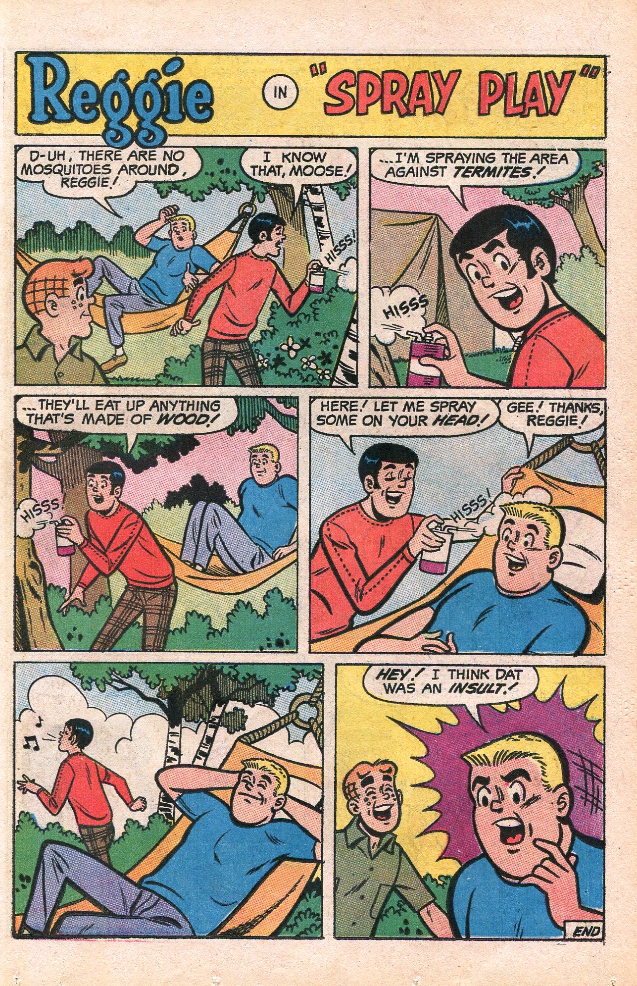 Read online Reggie's Wise Guy Jokes comic -  Issue #8 - 45