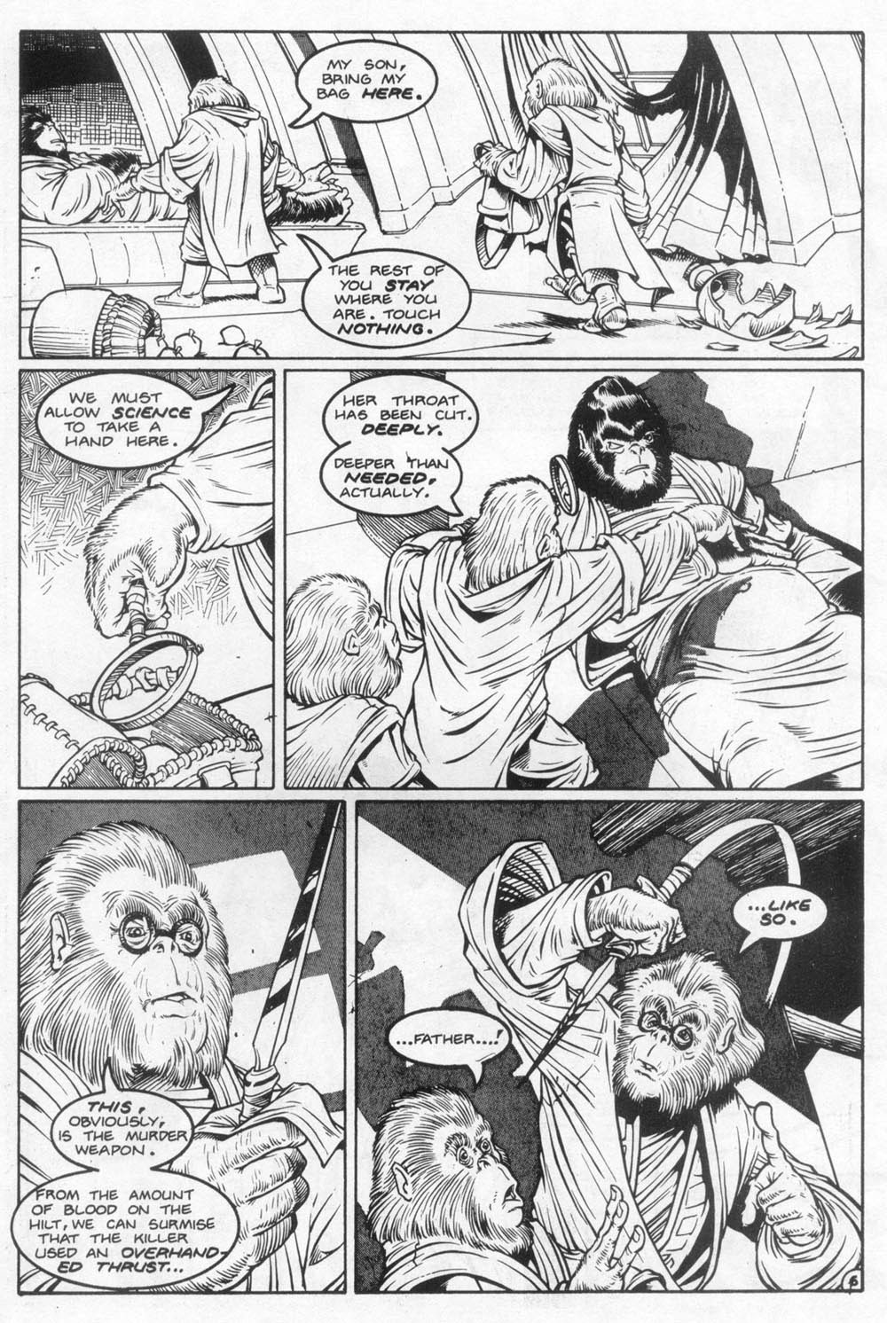 Read online Planet of the Apes: The Sins of the Father comic -  Issue # Full - 7