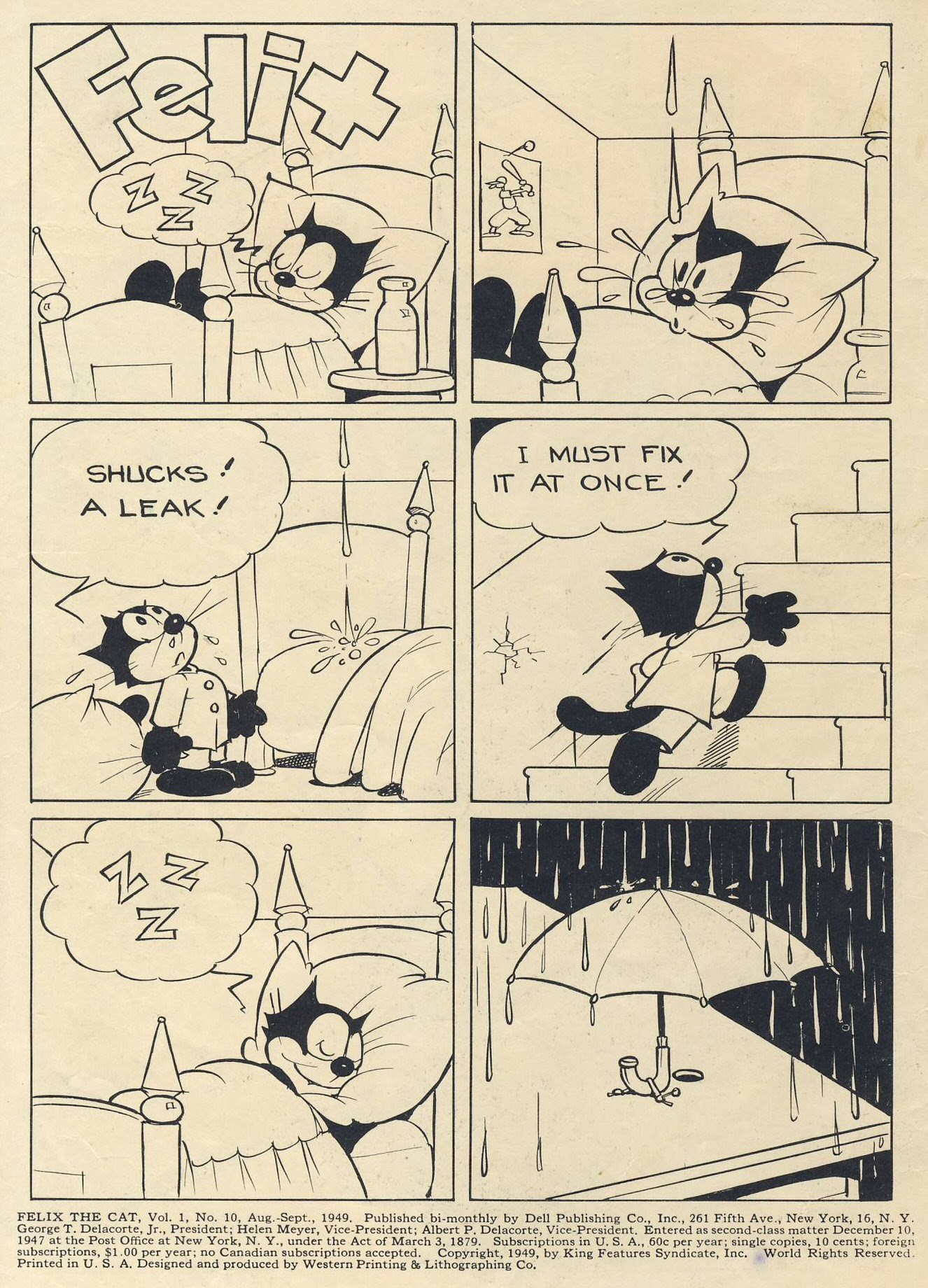 Read online Felix the Cat (1948) comic -  Issue #10 - 2