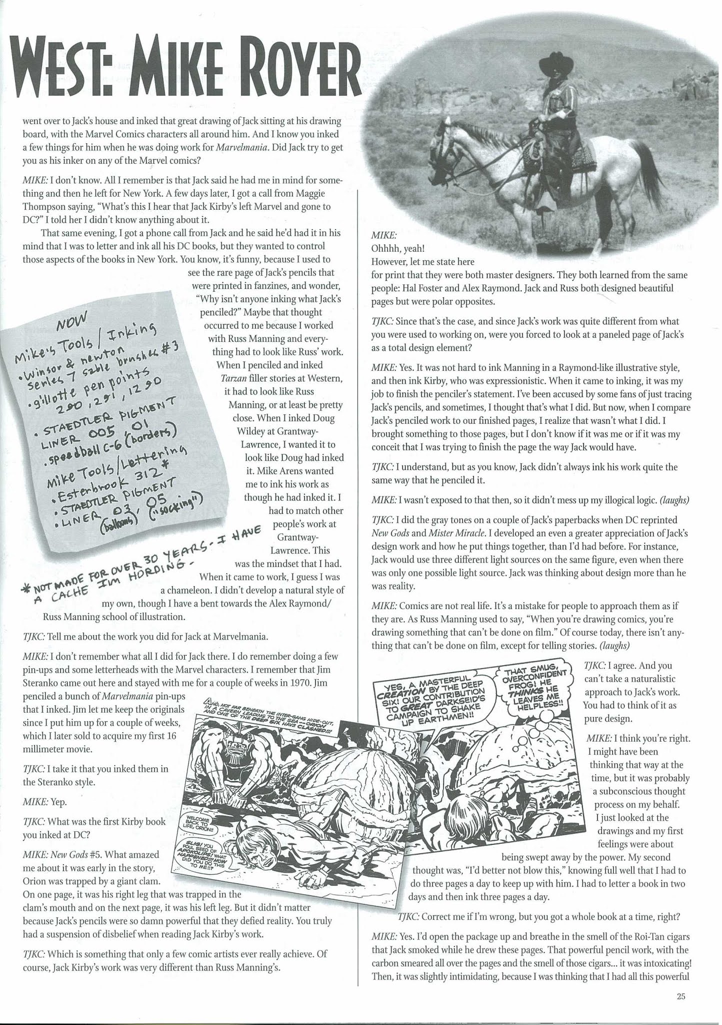 Read online The Jack Kirby Collector comic -  Issue #37 - 27