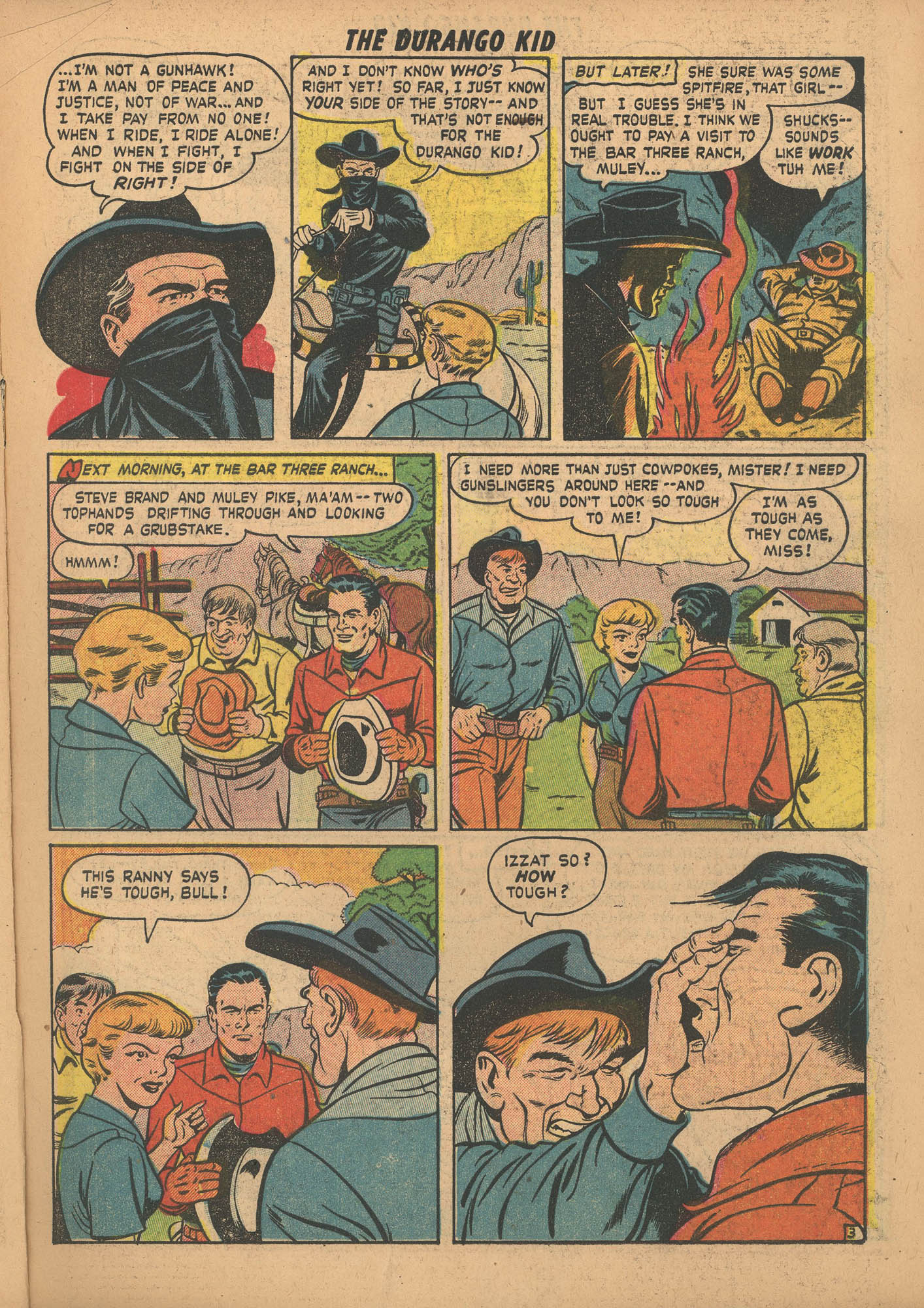 Read online Charles Starrett as The Durango Kid comic -  Issue #2 - 5