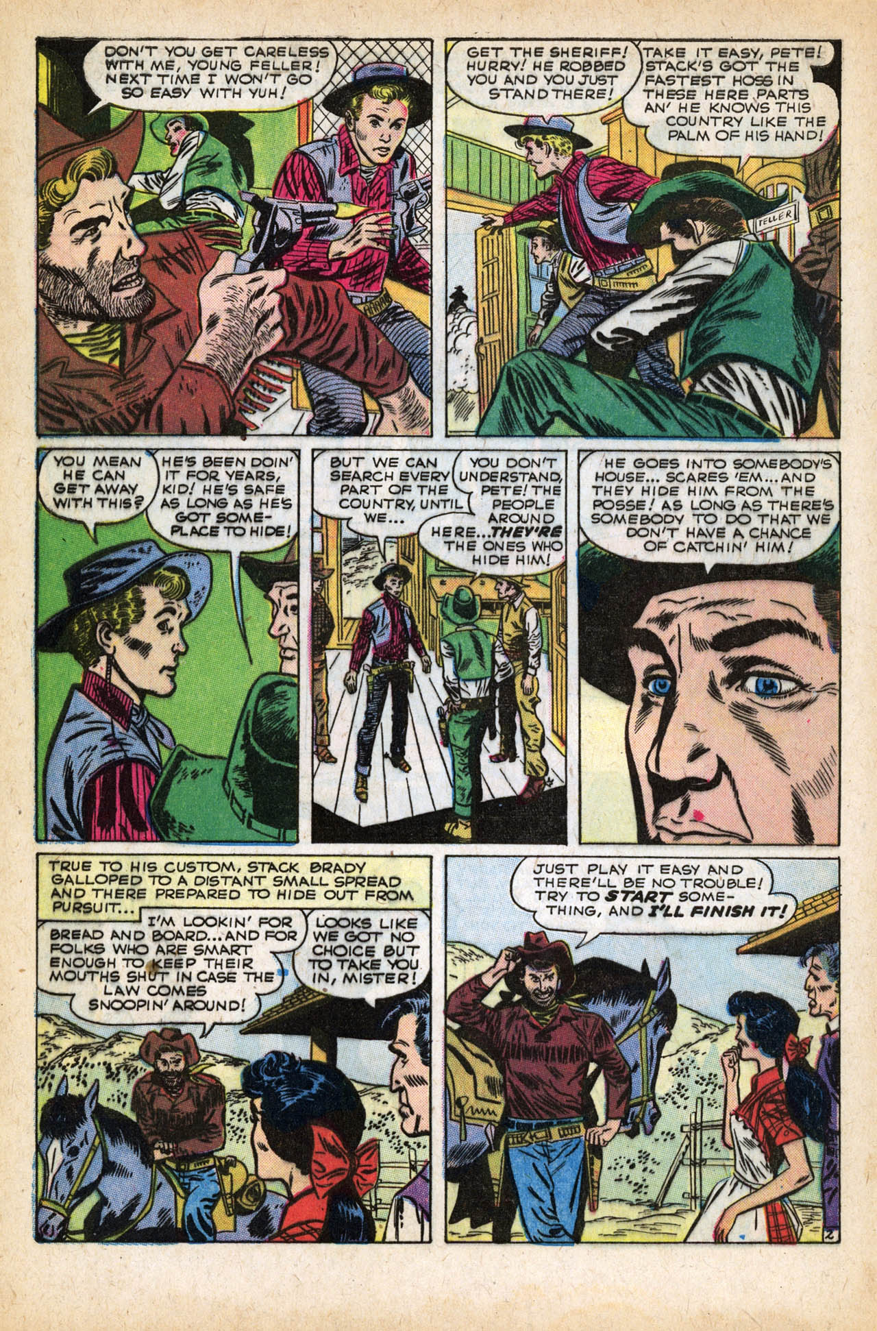 Read online Western Outlaws (1954) comic -  Issue #11 - 28