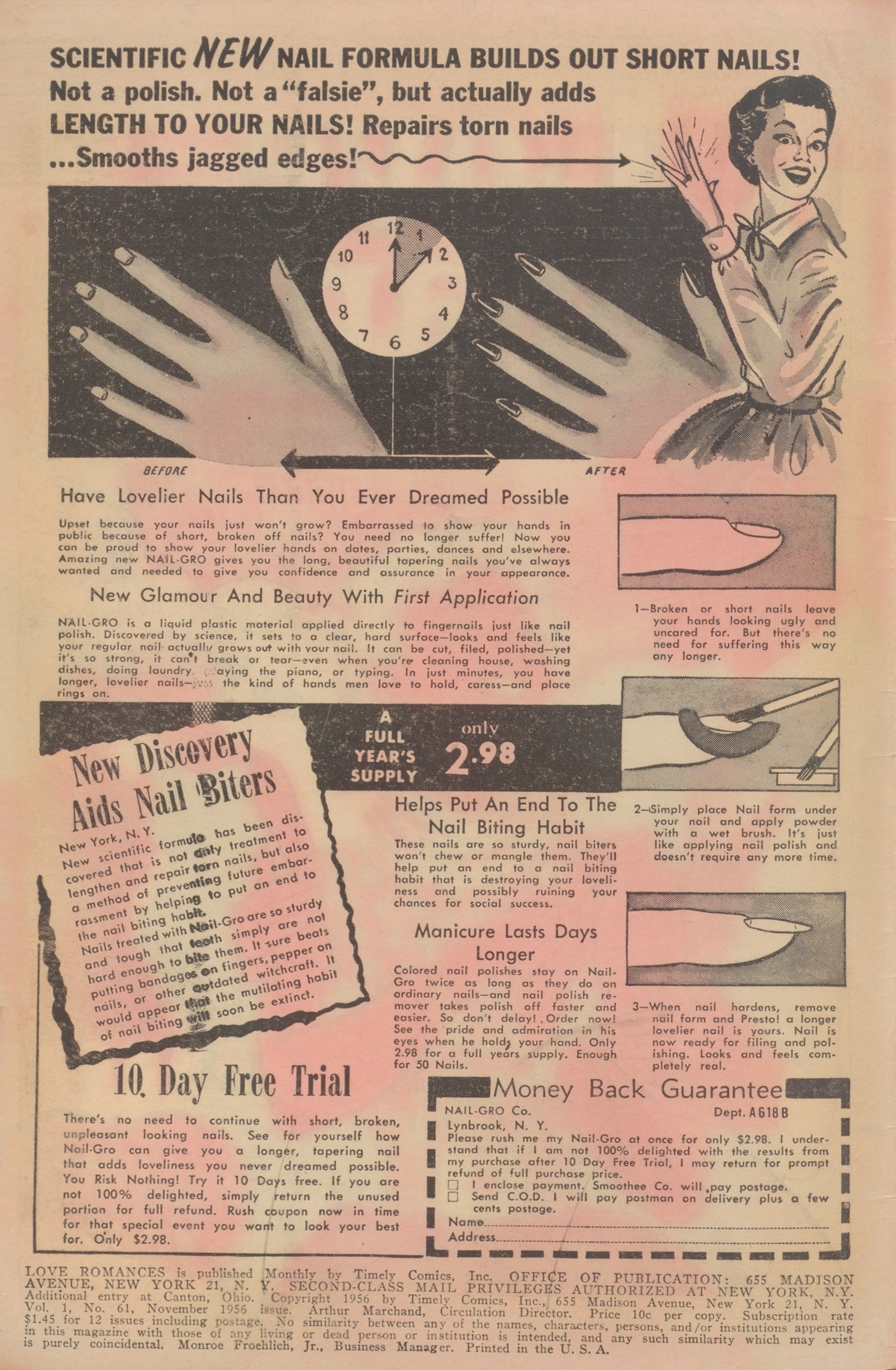 Read online Love Romances comic -  Issue #61 - 2