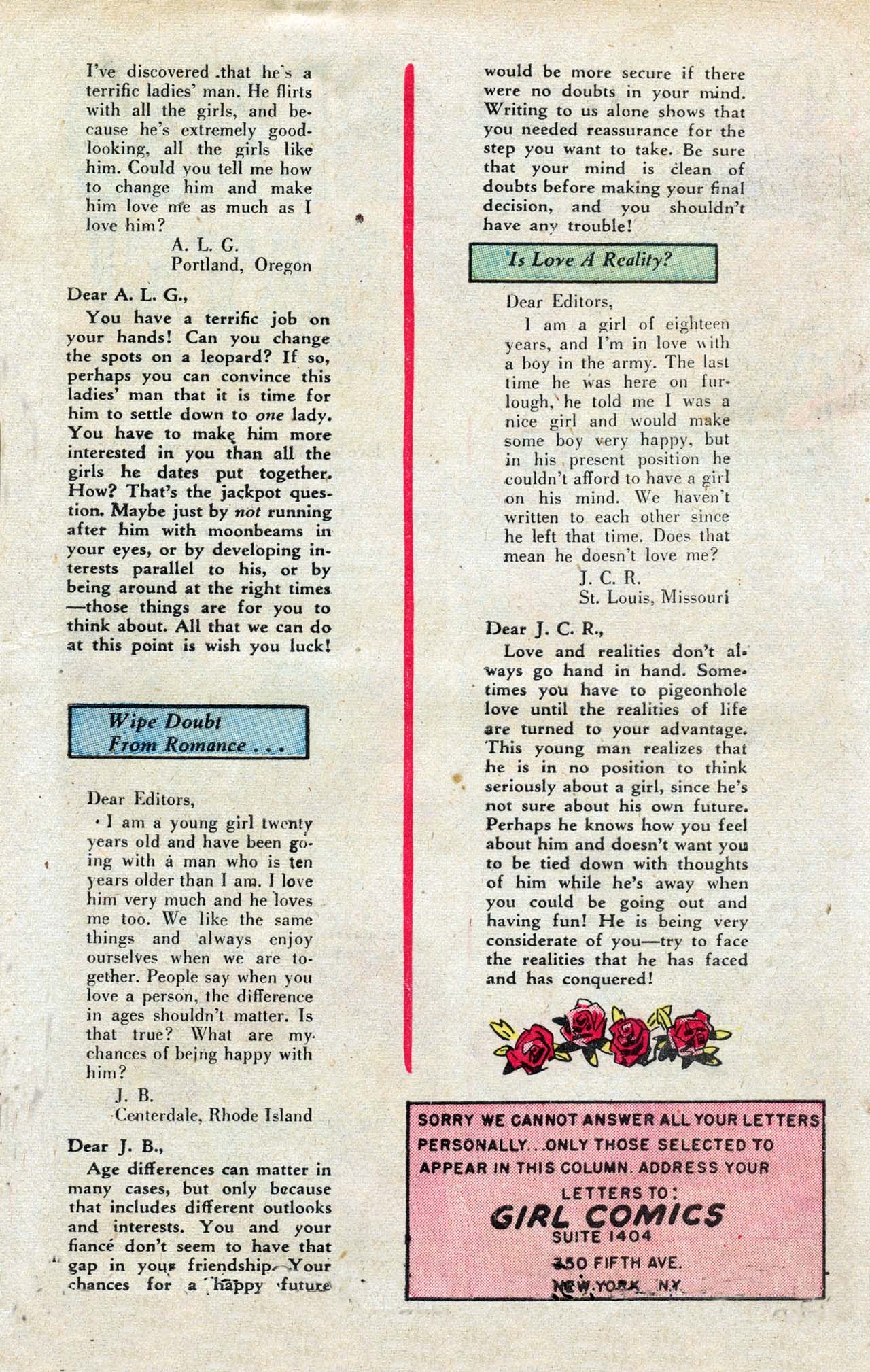 Read online Girl Comics (1949) comic -  Issue #2 - 13