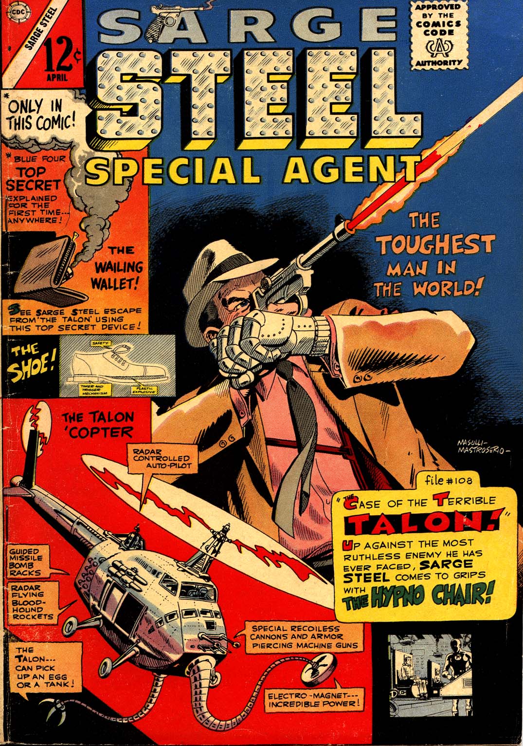 Read online Sarge Steel comic -  Issue #8 - 1