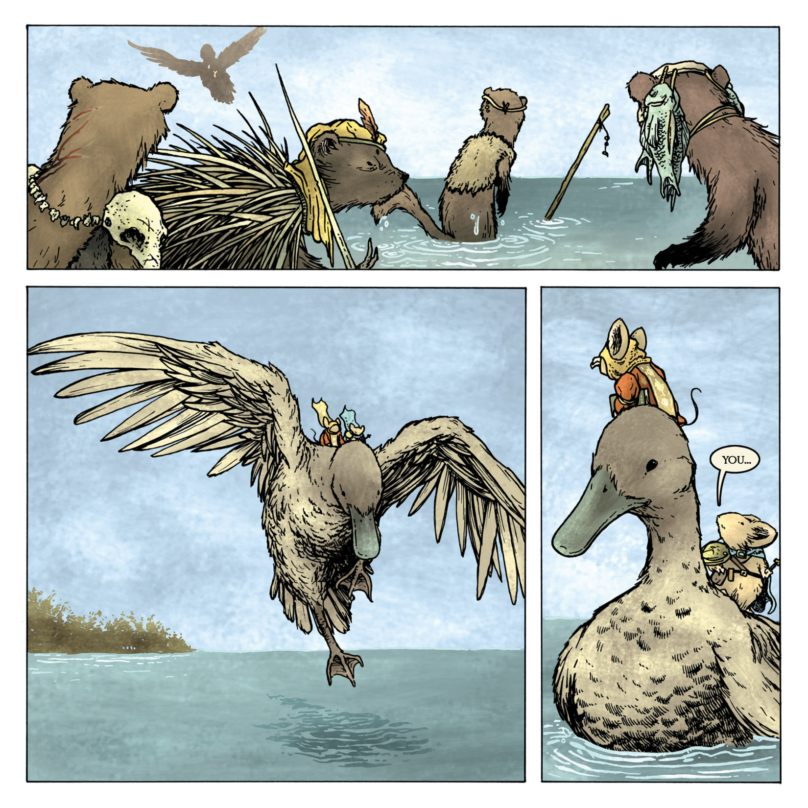 Read online Mouse Guard: The Black Axe comic -  Issue #1 - 22