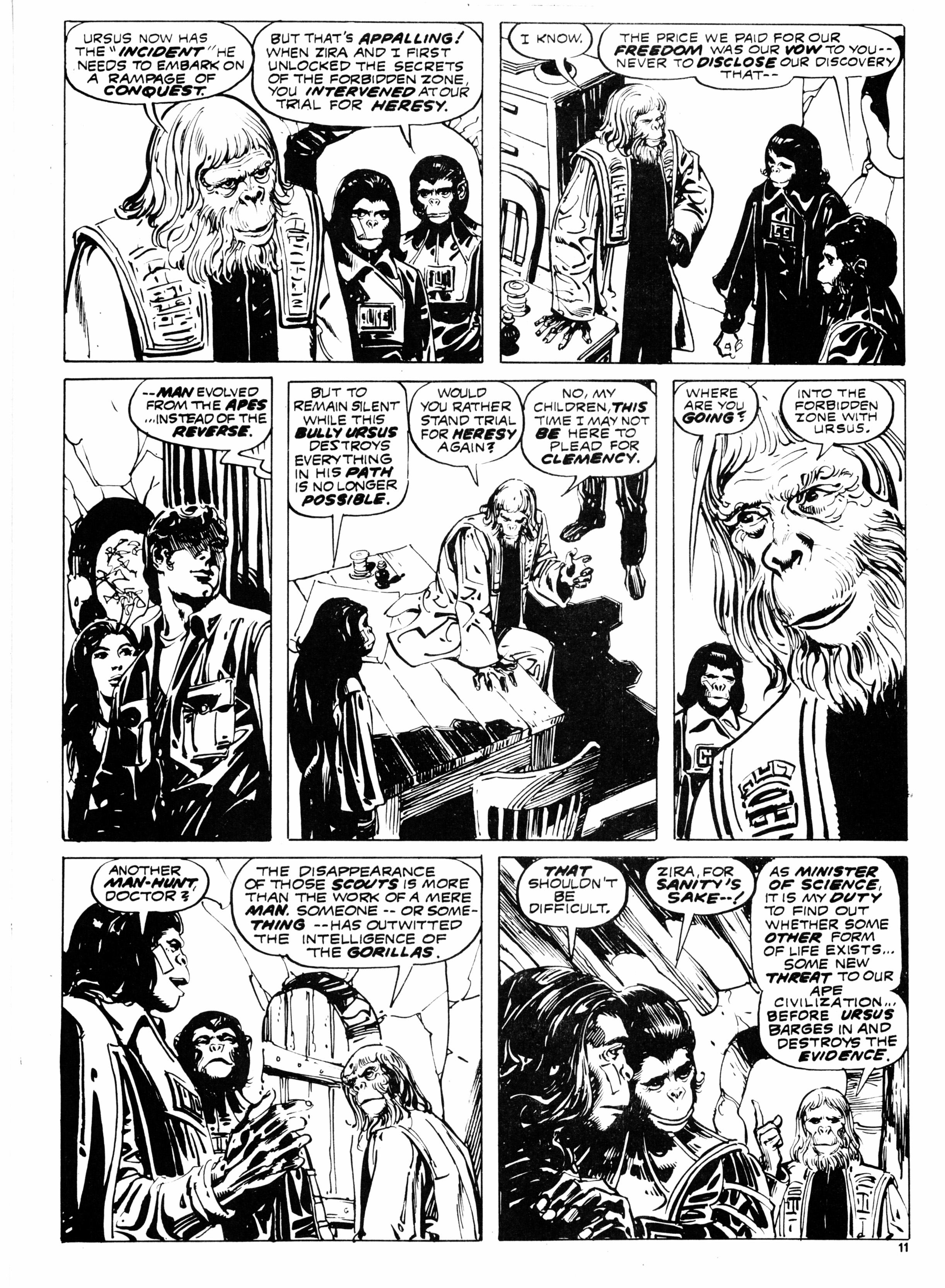Read online Planet of the Apes (1974) comic -  Issue #37 - 11