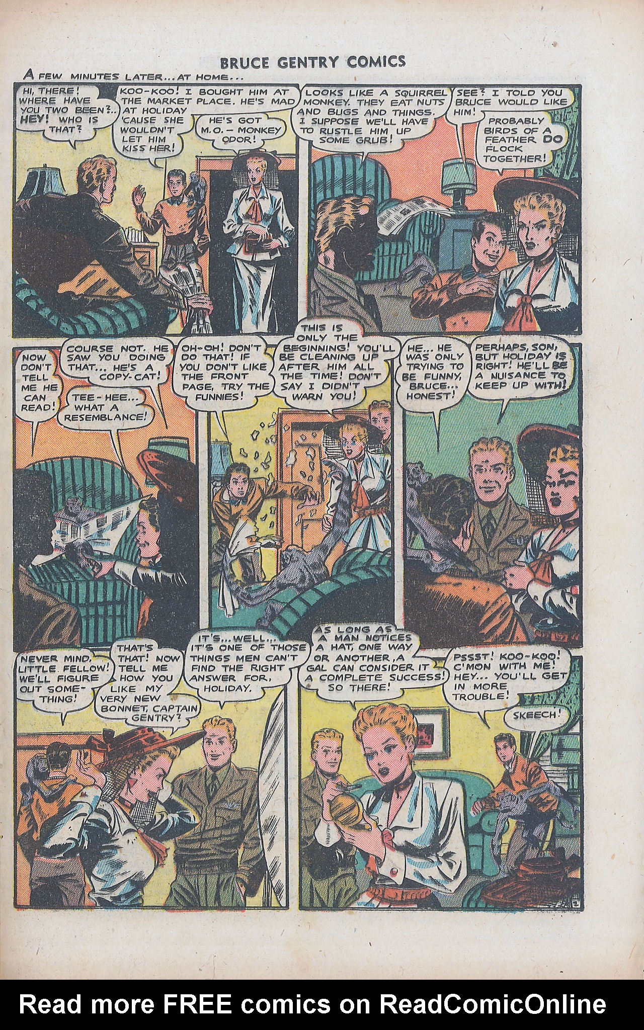 Read online Bruce Gentry comic -  Issue #6 - 21