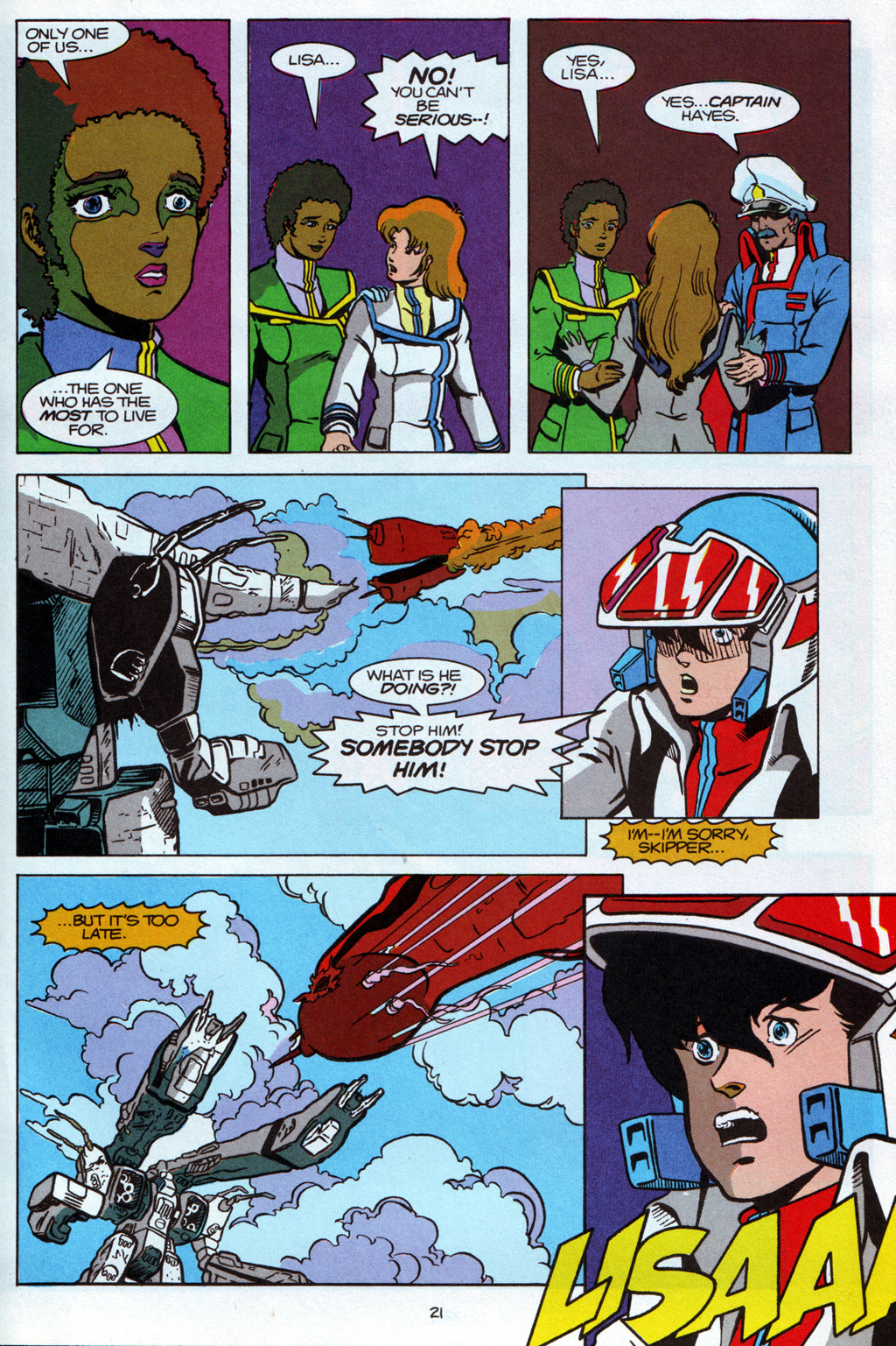 Read online Robotech The Macross Saga comic -  Issue #36 - 22