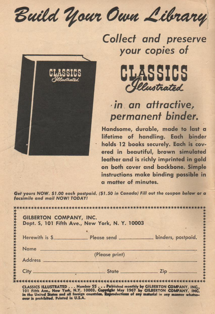 Read online Classics Illustrated comic -  Issue #55 - 2