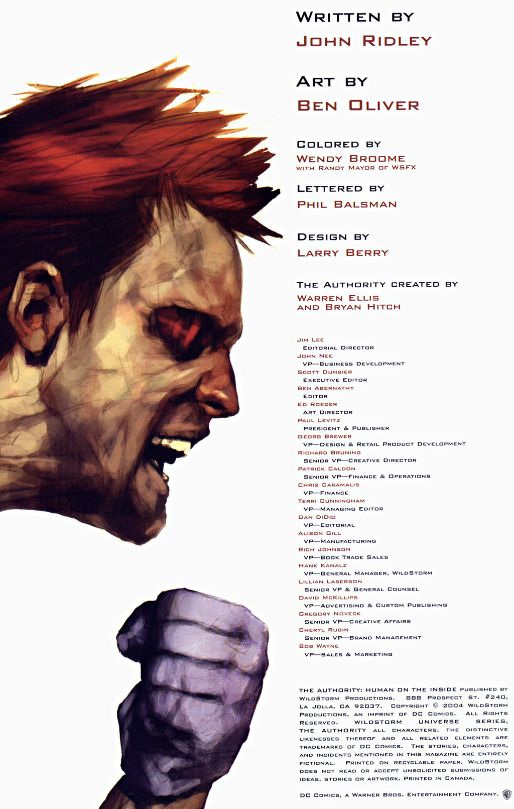 Read online The Authority: Human on the Inside comic -  Issue # TPB - 99