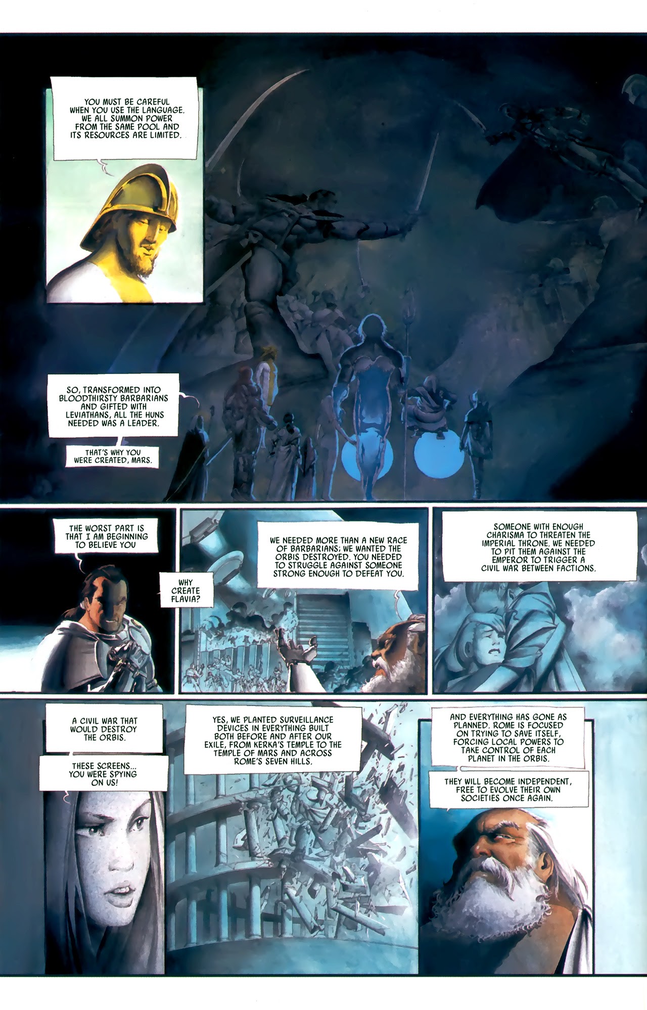 Read online Scourge Of The Gods: The Fall comic -  Issue #2 - 22