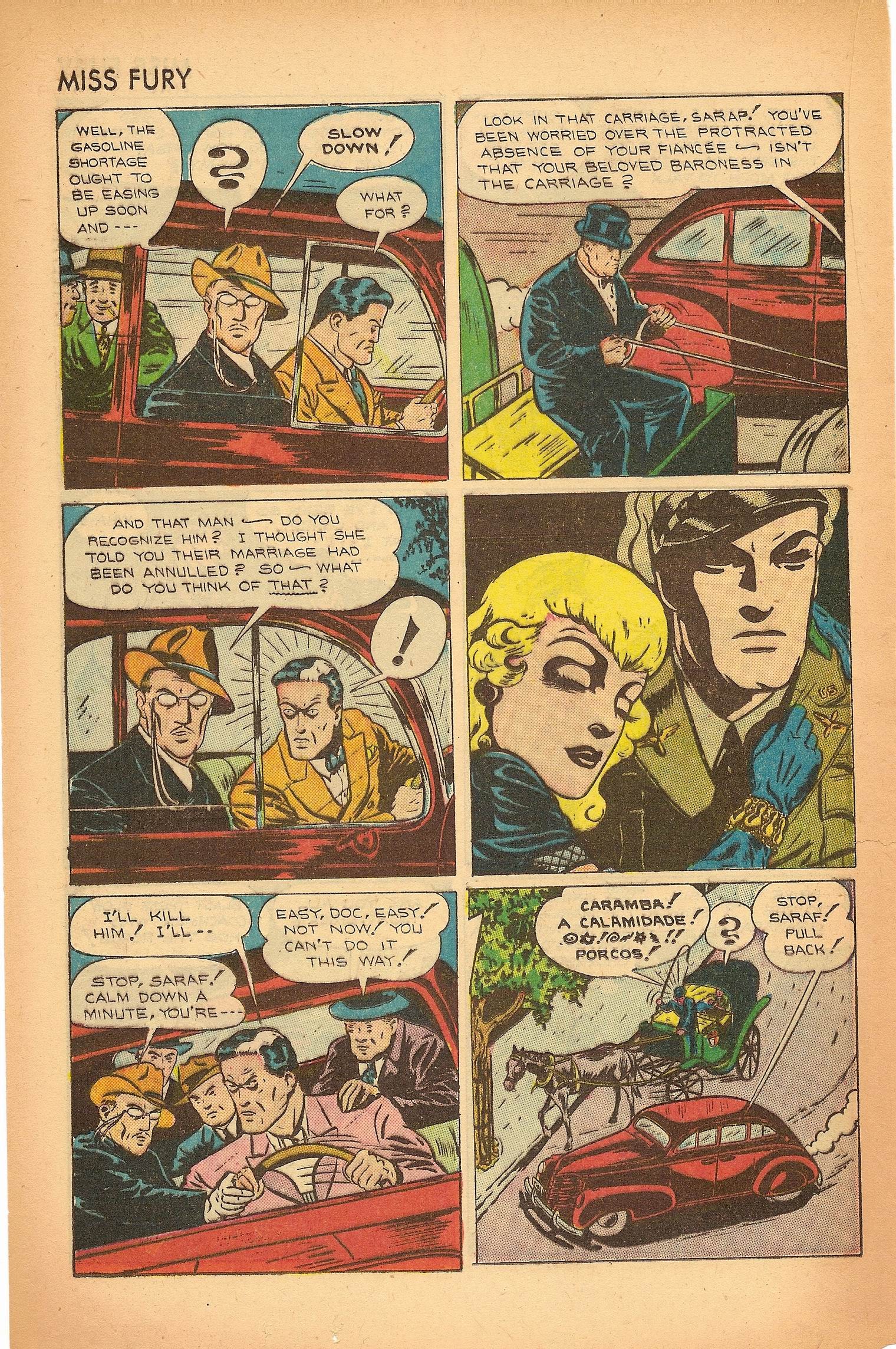 Read online Miss Fury Comics comic -  Issue #7 - 20