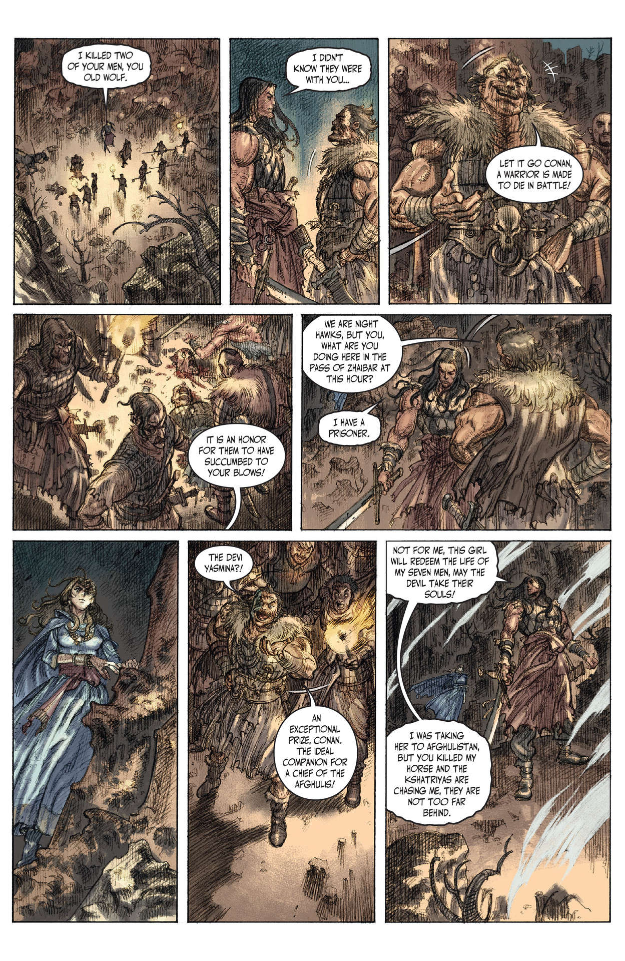 Read online The Cimmerian comic -  Issue # TPB 2 (Part 1) - 29