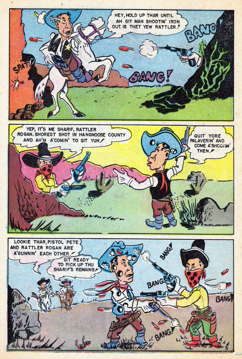 Read online Cowboy Western Comics (1948) comic -  Issue #17 - 24