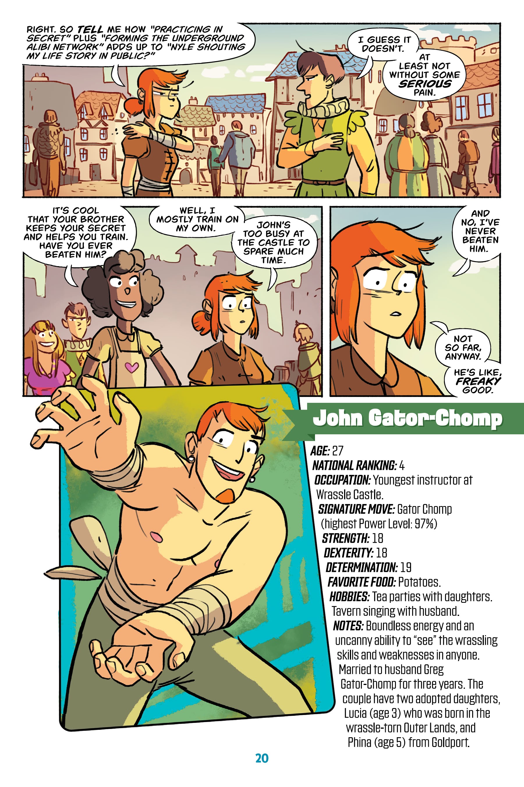 Read online Wrassle Castle comic -  Issue #1 - 19
