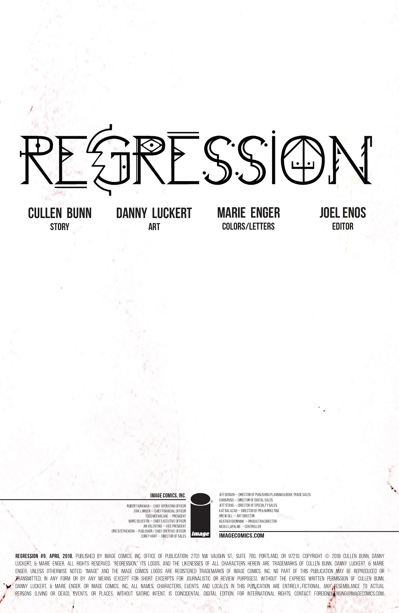 Read online Regression comic -  Issue #9 - 2