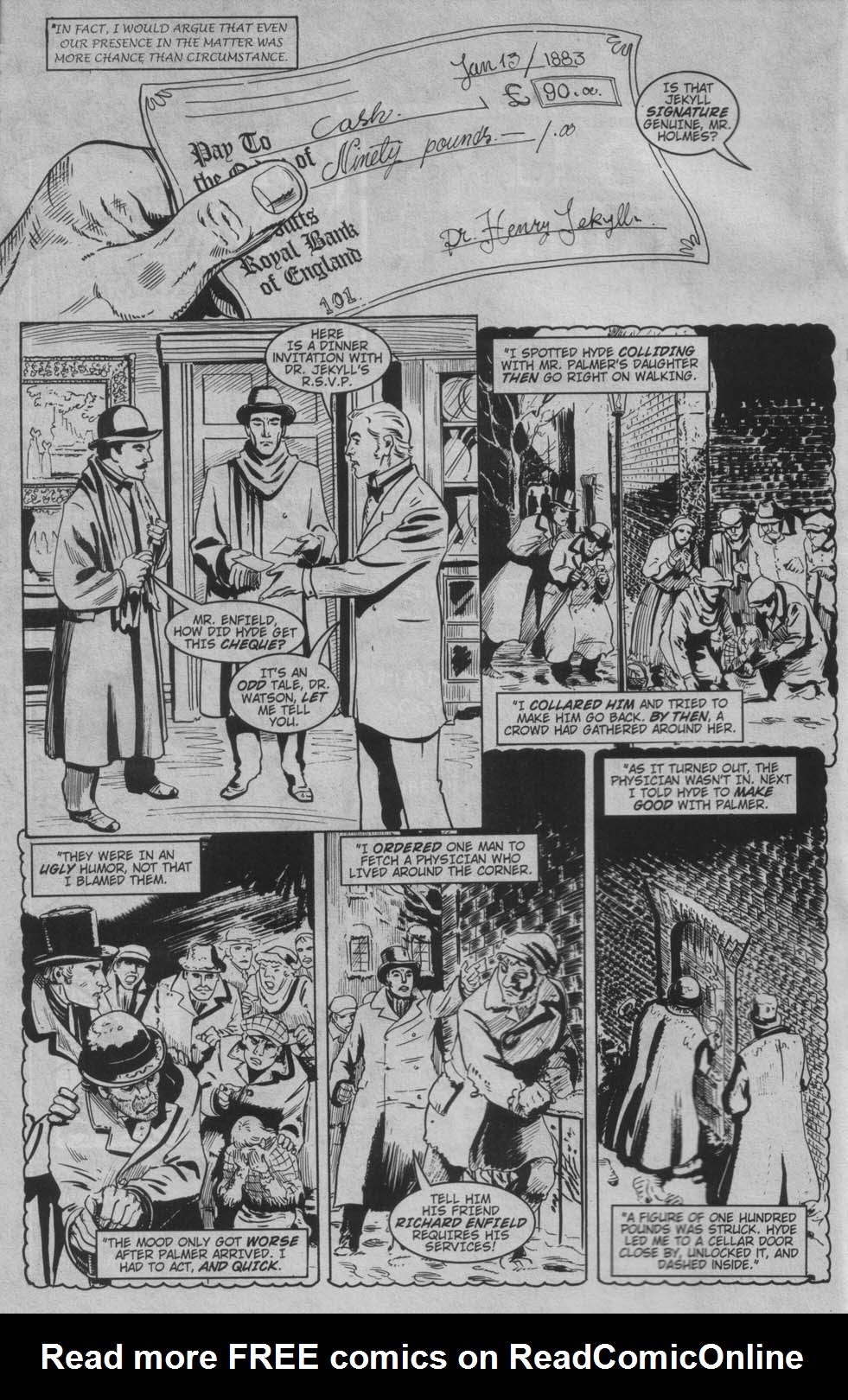 Read online Sherlock Holmes: Dr. Jekyll & Mr. Holmes comic -  Issue # Full - 4