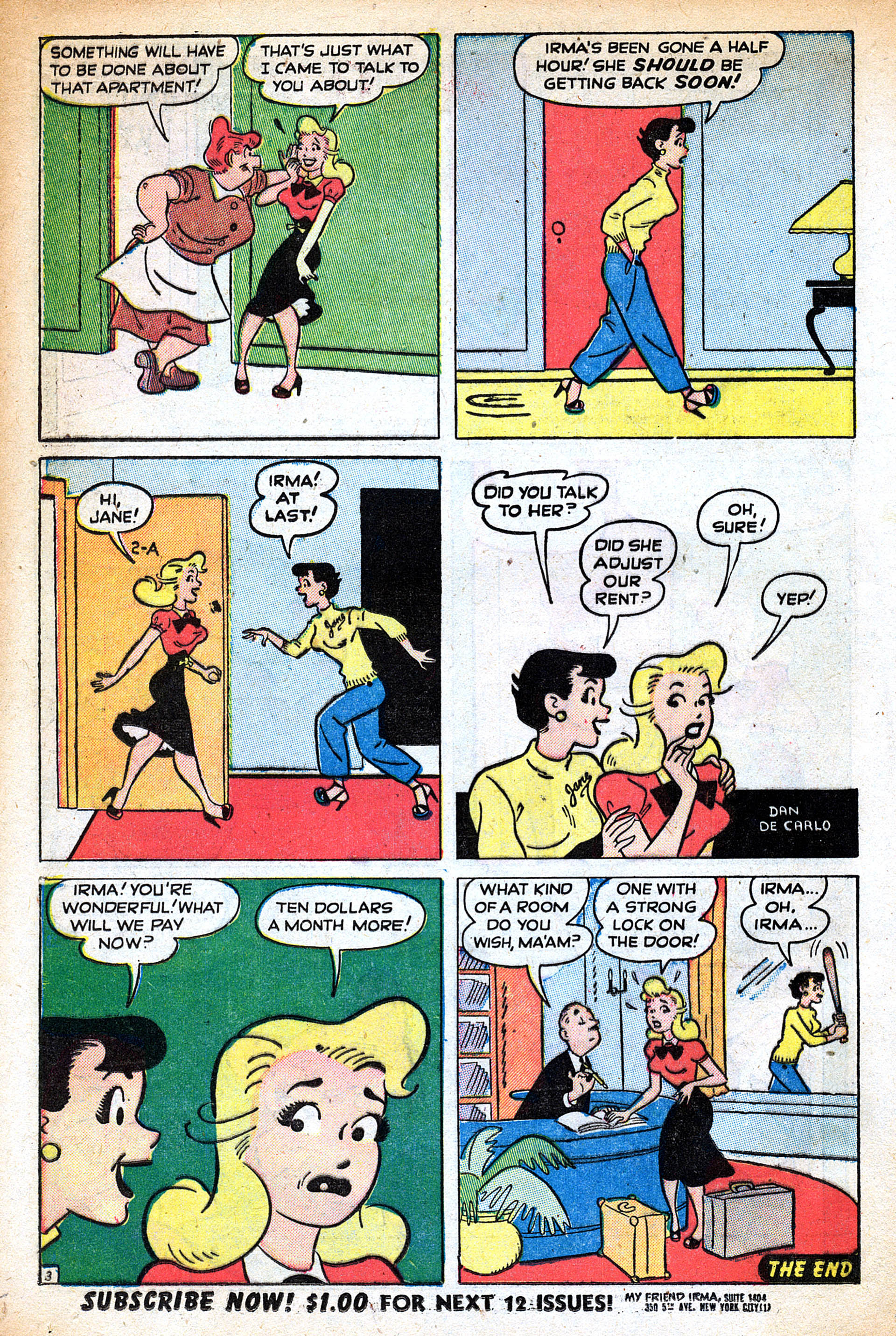 Read online My Friend Irma comic -  Issue #8 - 16