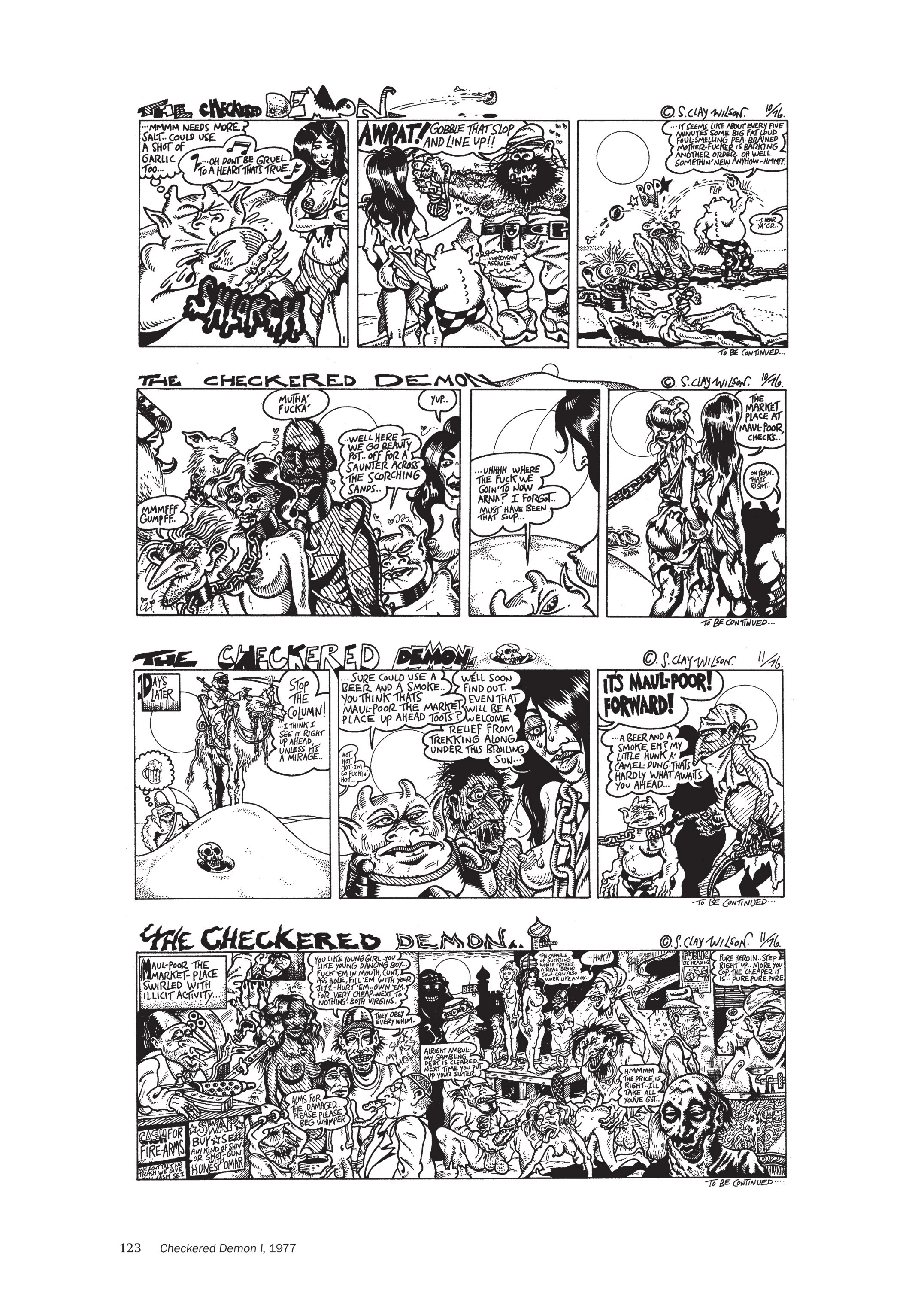 Read online The Mythology of S. Clay Wilson comic -  Issue # Demons and Angels (Part 2) - 15