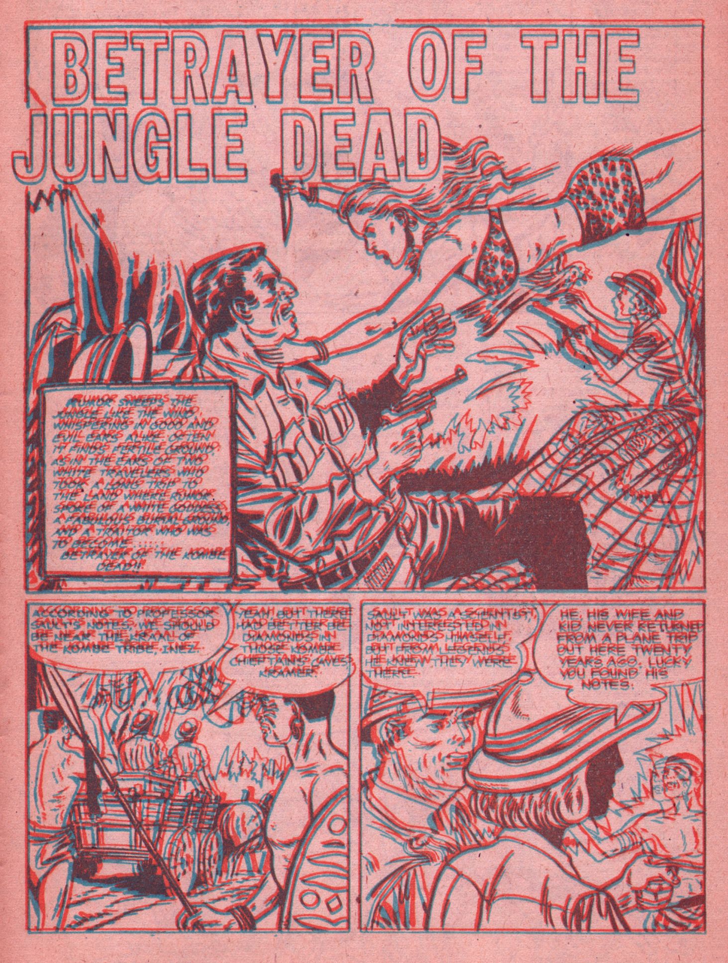 Read online Jungle Thrills 3-D comic -  Issue # Full - 25