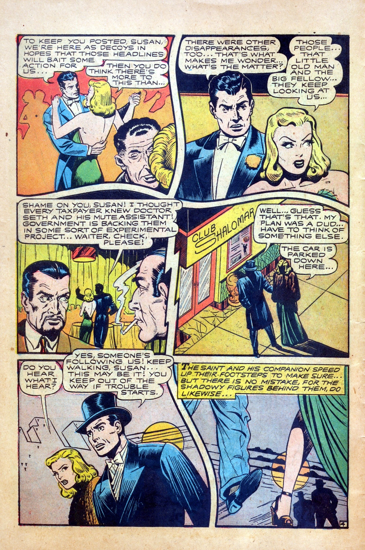 Read online The Saint (1947) comic -  Issue #1 - 6