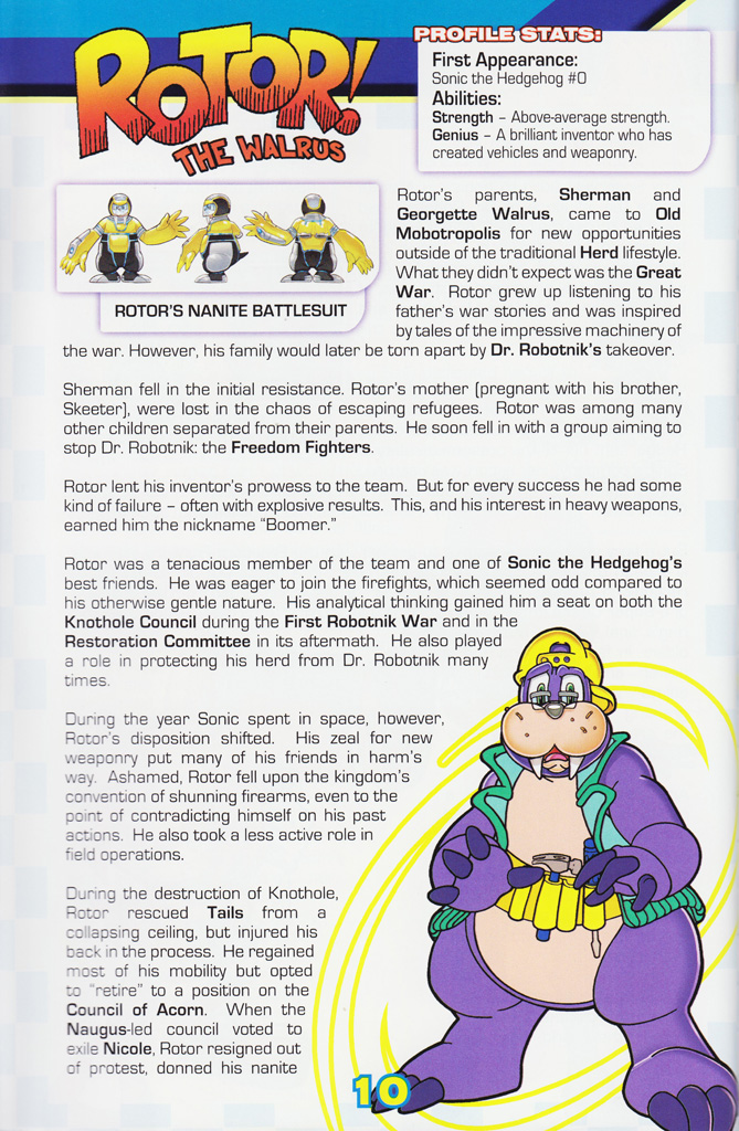 Read online Sonic the Hedgehog: The Complete Sonic Comic Encyclopedia comic -  Issue # TPB - 12