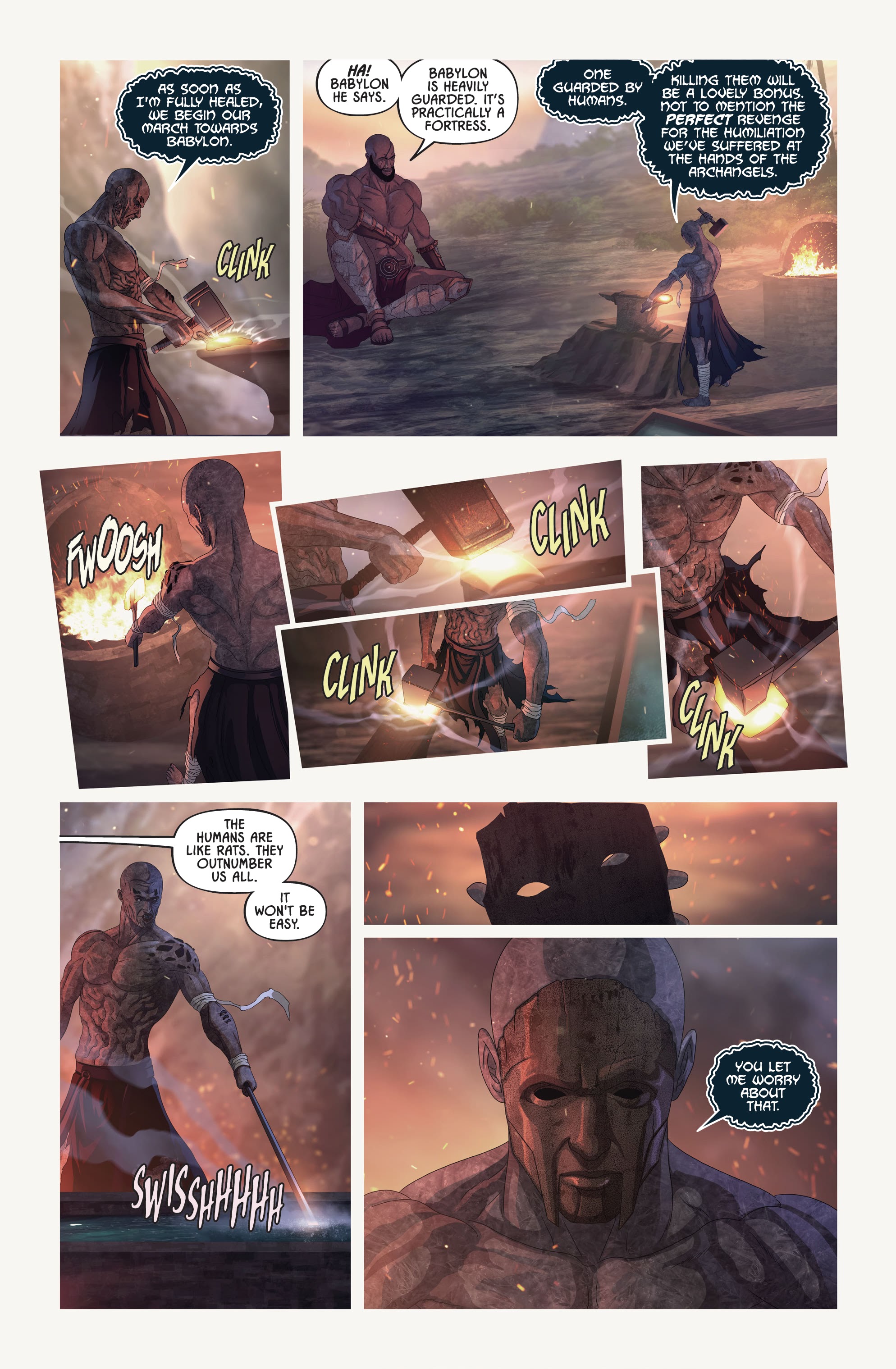 Read online Knights of the Golden Sun comic -  Issue #9 - 17