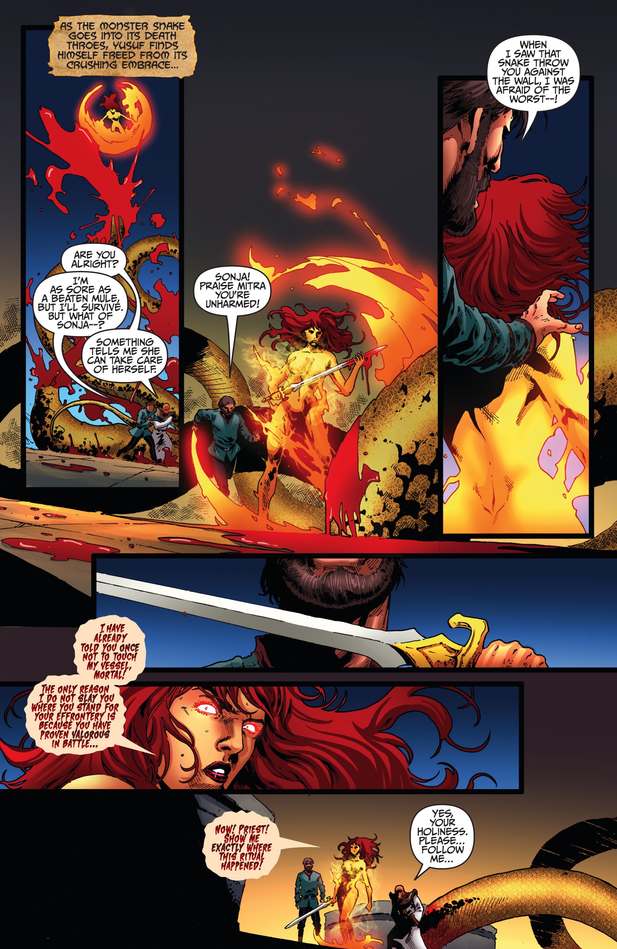 Read online Red Sonja: Vulture's Circle comic -  Issue # _TPB - 87