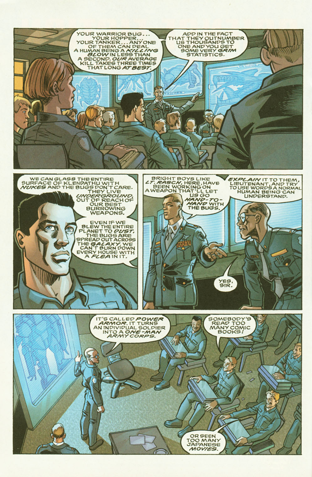 Read online Starship Troopers: Dominant Species comic -  Issue #3 - 15
