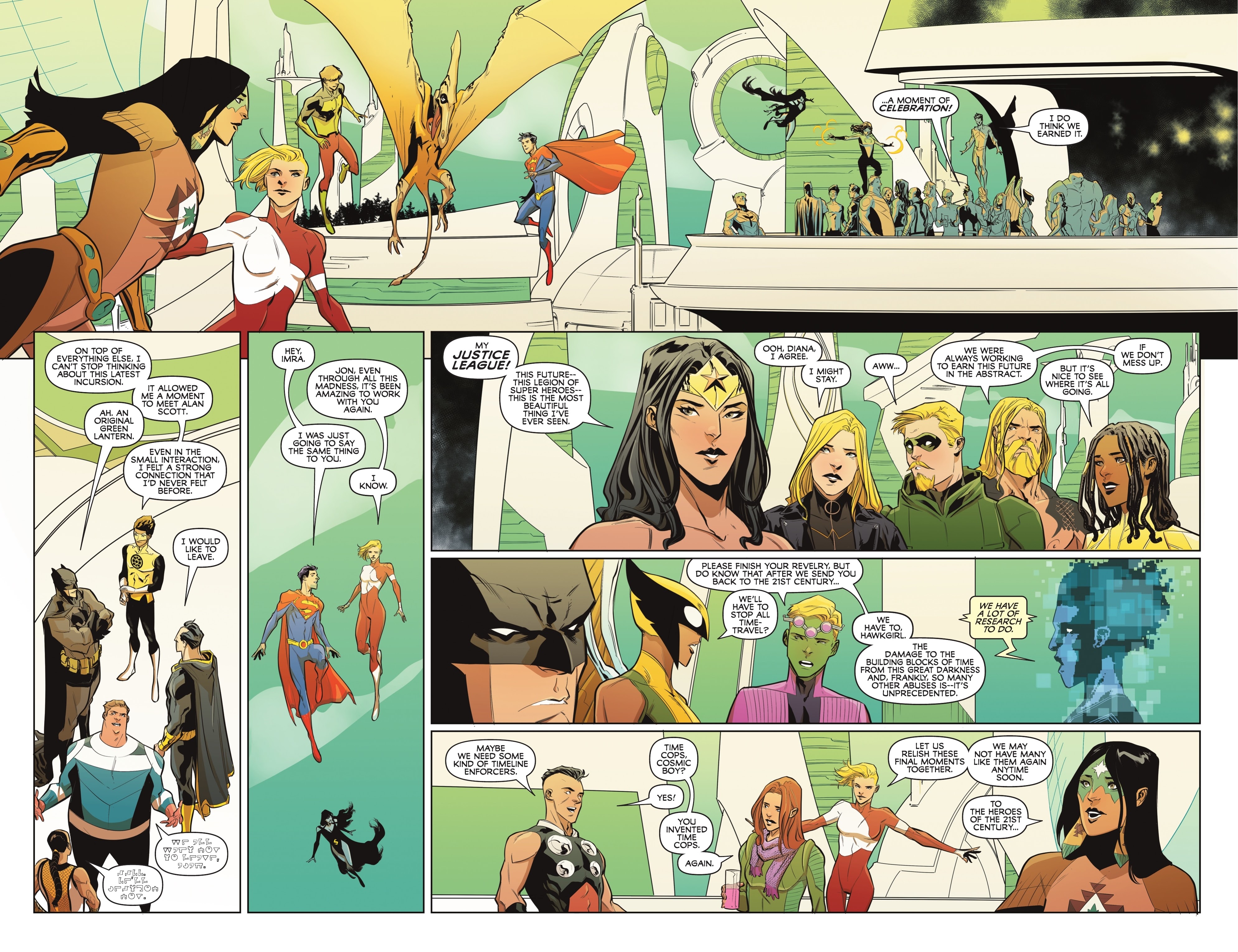 Read online Justice League vs. The Legion of Super-Heroes comic -  Issue #6 - 20