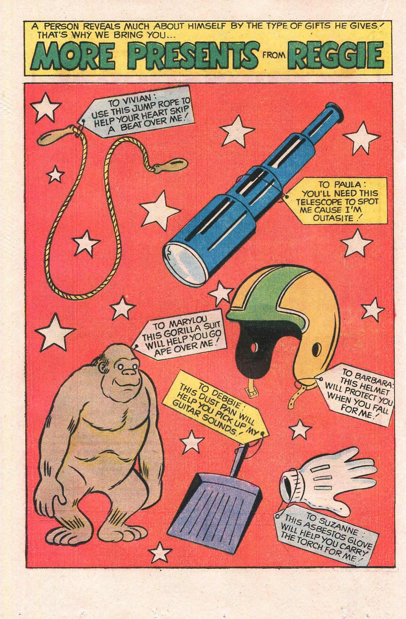 Read online Reggie's Wise Guy Jokes comic -  Issue #37 - 20