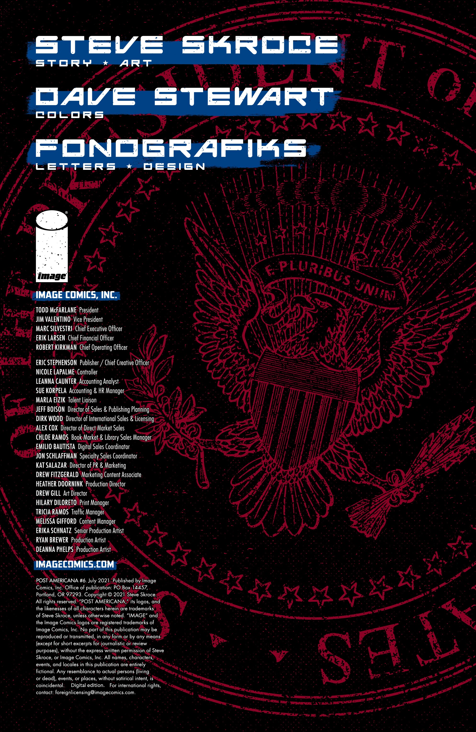 Read online Post Americana comic -  Issue #6 - 2