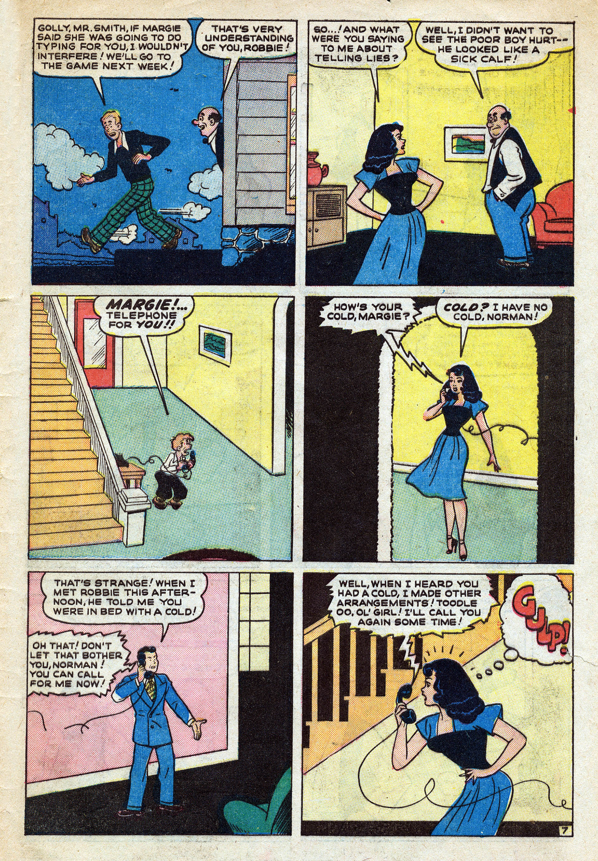 Read online Margie Comics comic -  Issue #48 - 47