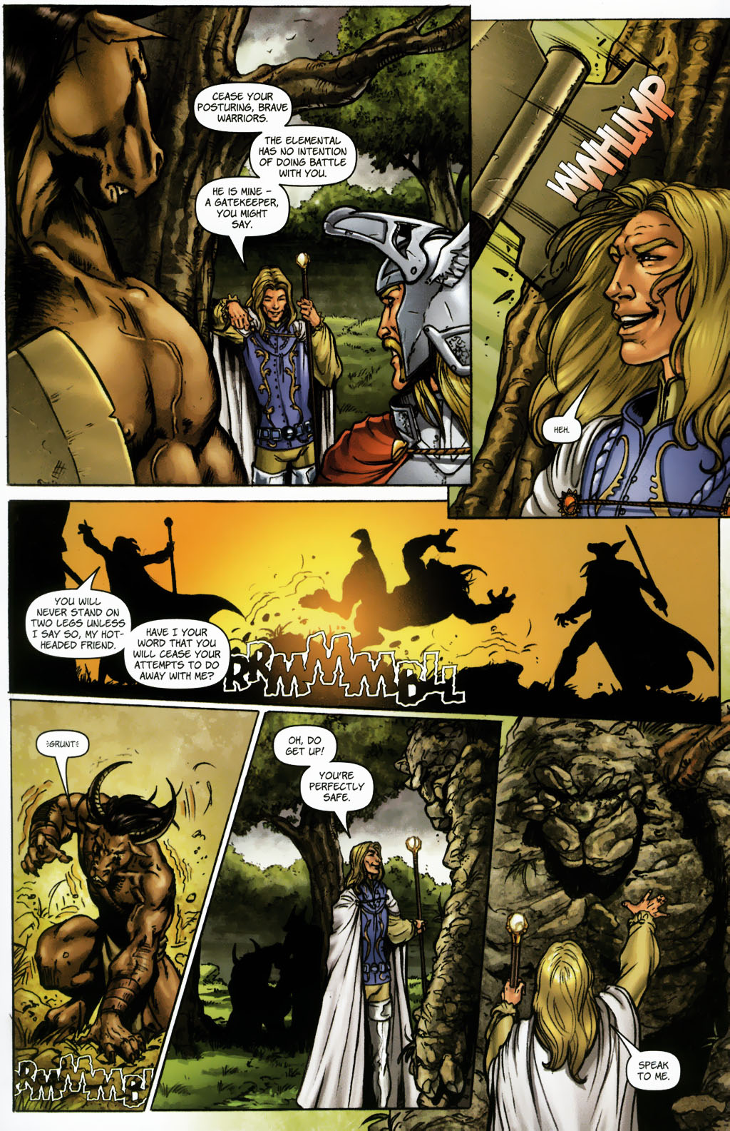 Read online Dragonlance: The Legend of Huma comic -  Issue #5 - 4