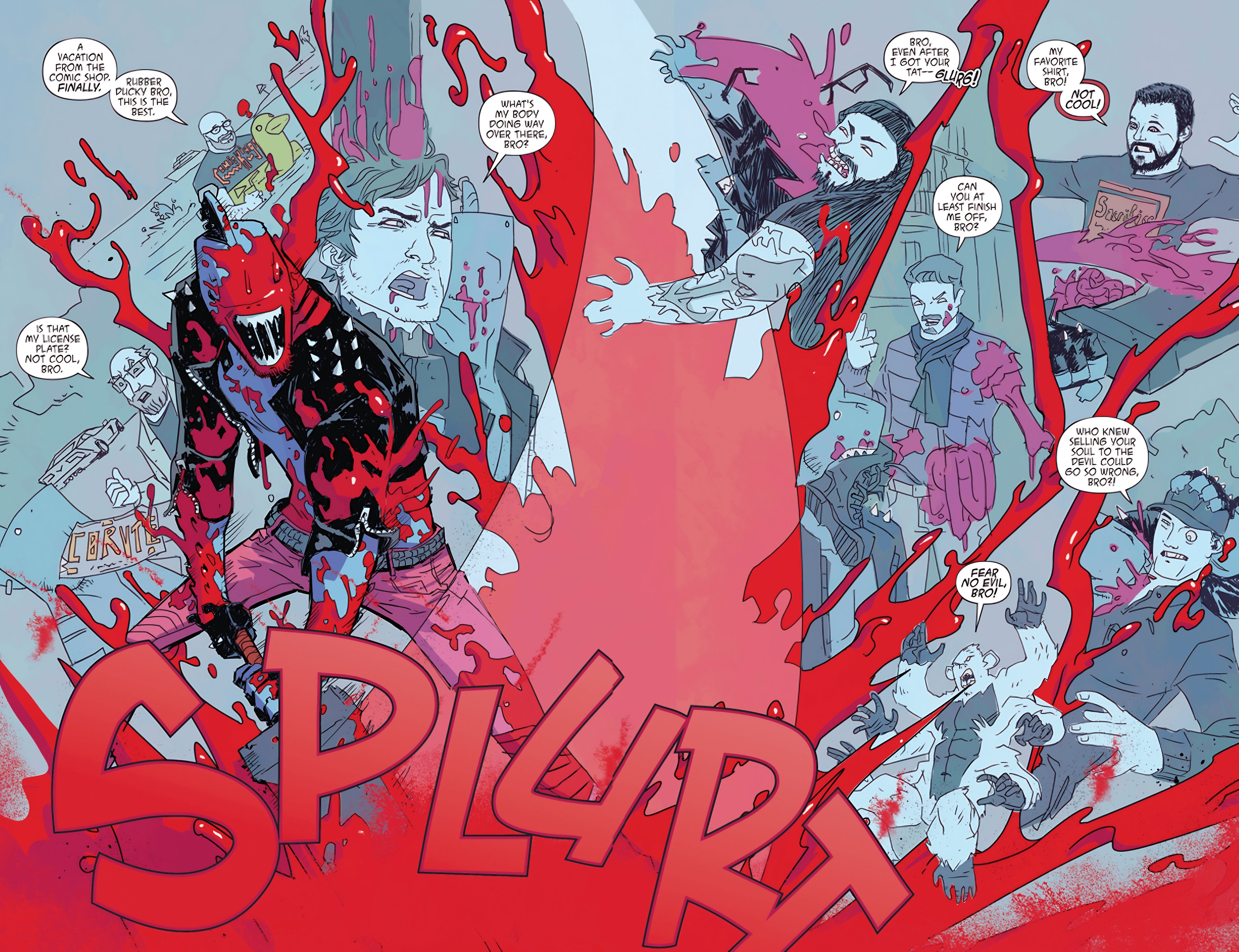 Read online Metalshark Bro: What the Fin? comic -  Issue # TPB - 13