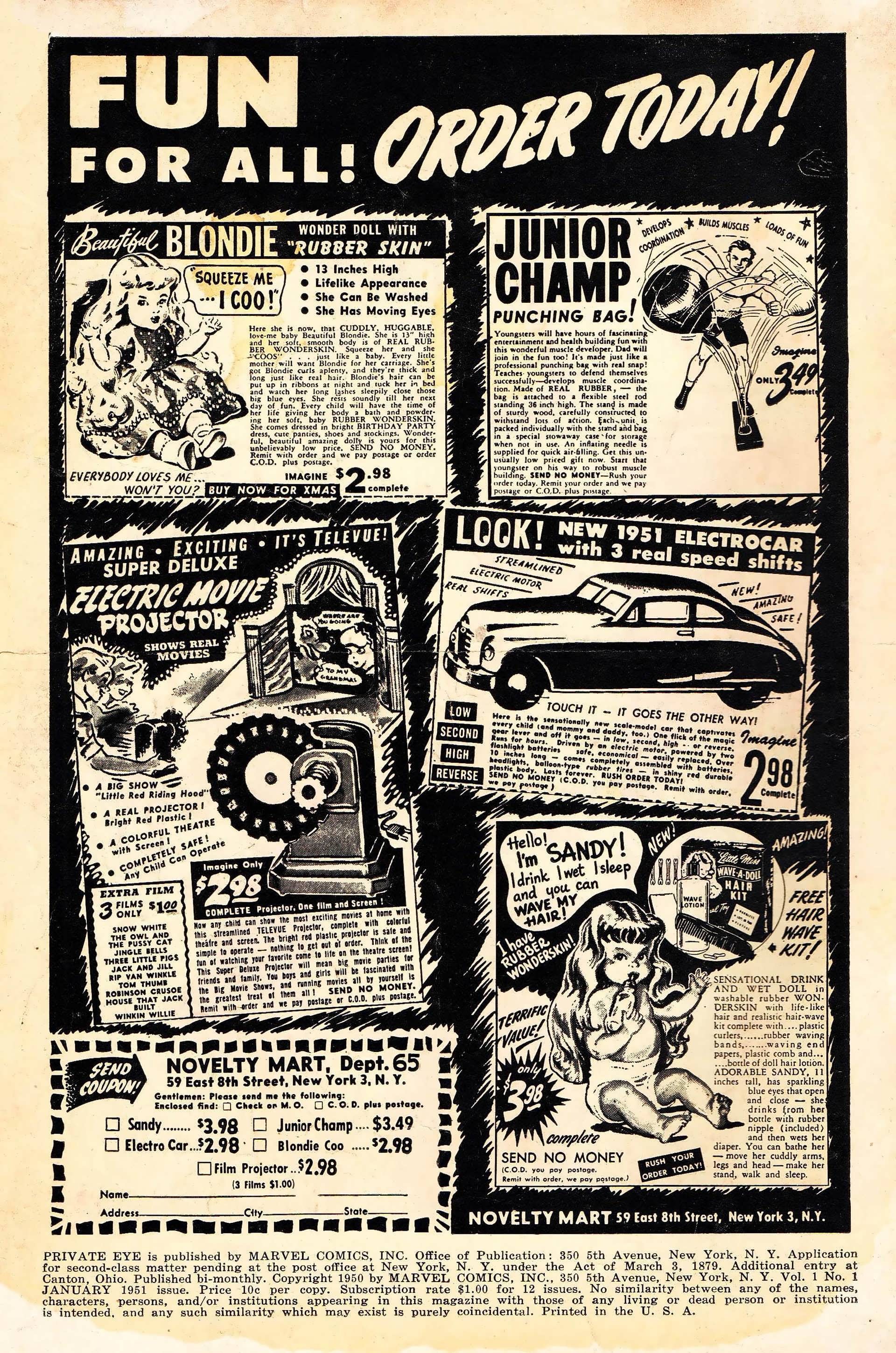 Read online Private Eye comic -  Issue #1 - 2