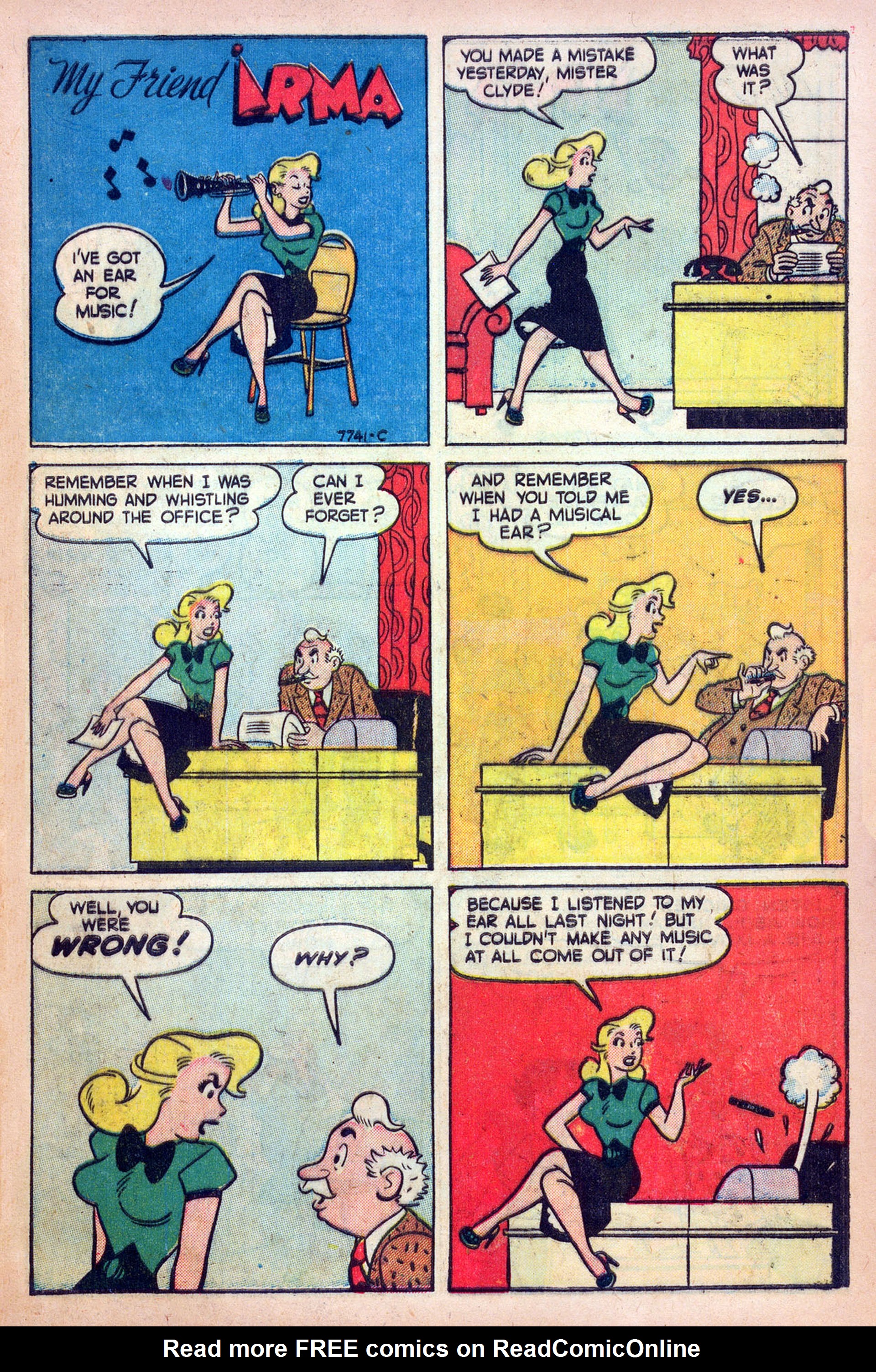 Read online My Friend Irma comic -  Issue #7 - 11